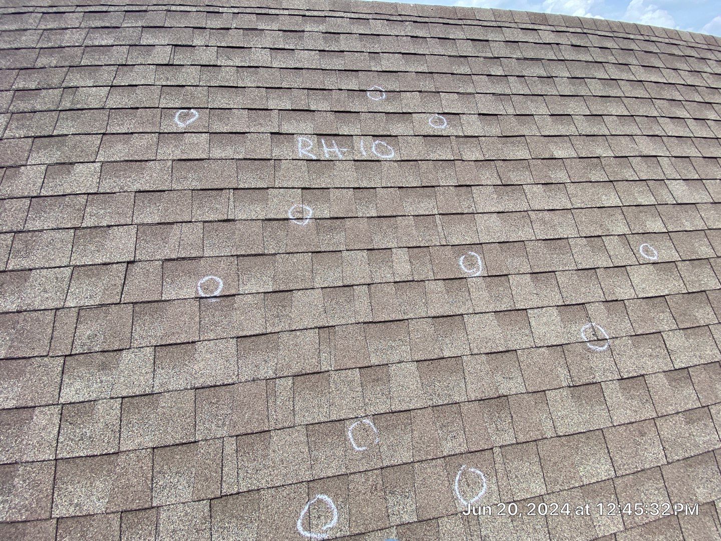 Hail Roof inspection in Jenks by Decor Roofing & Restoration