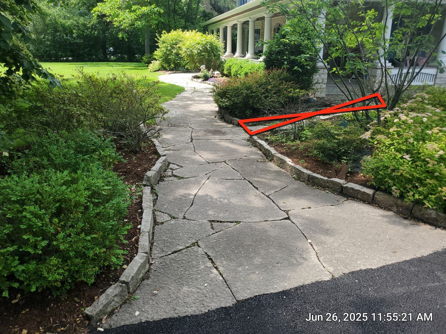 Glenview stone repair, and cleaning by Northern Power Washing LLC.