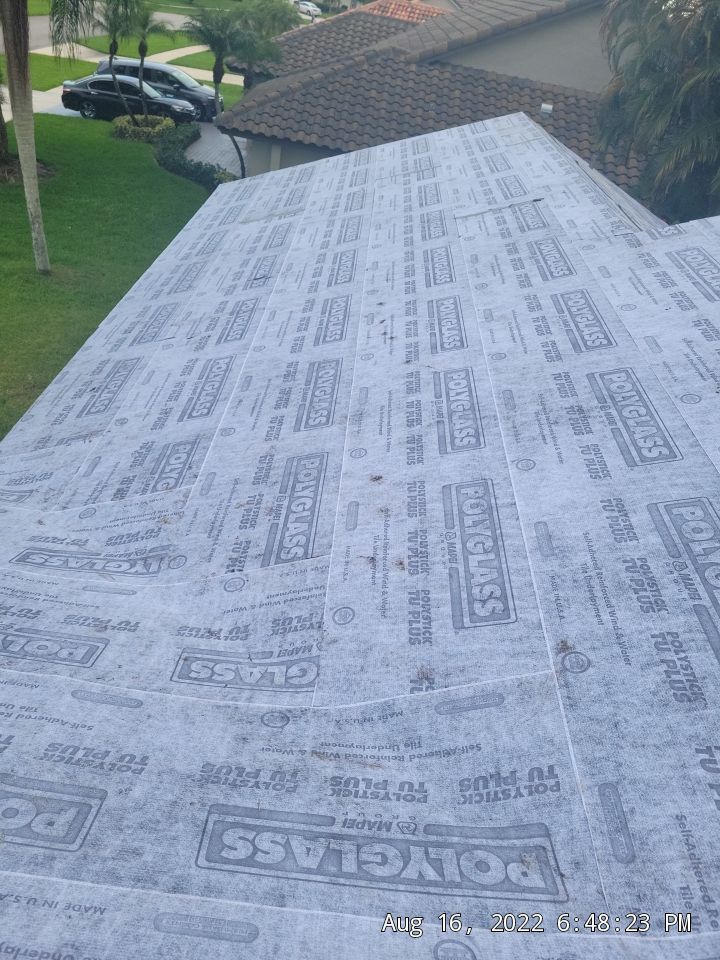 Residential Roofing Installation using Eagle Roofing Tile by BLUES BROTHERS ROOFING