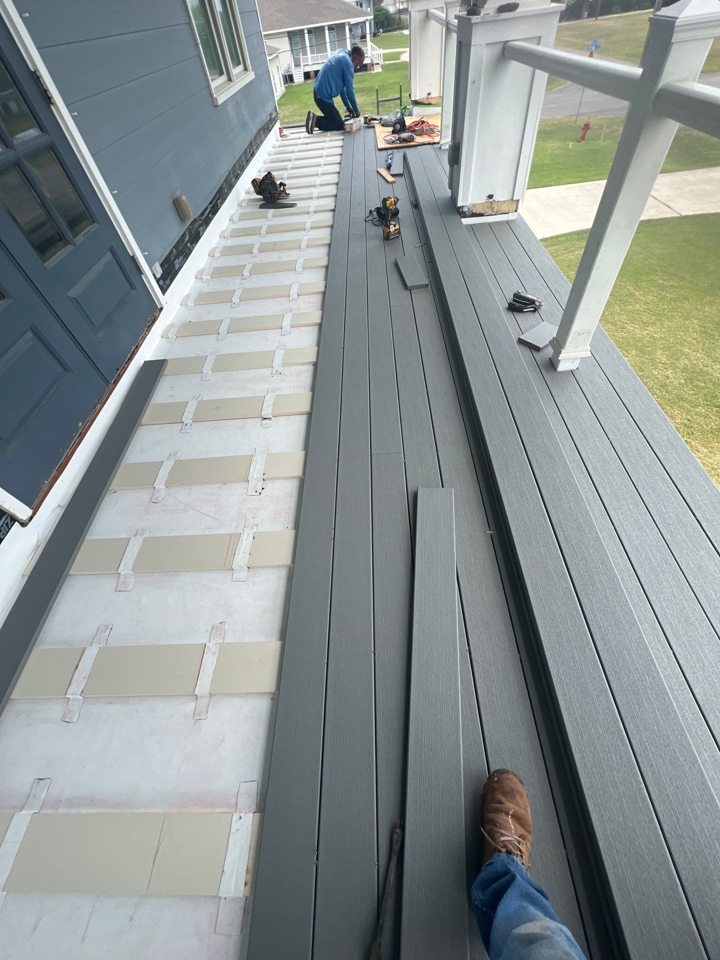 Portland Shore Porch Build by Bayfront Roofing and Construction