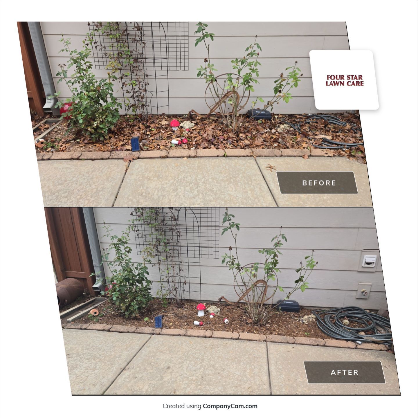 Project in Andover by Four Star Lawn Care