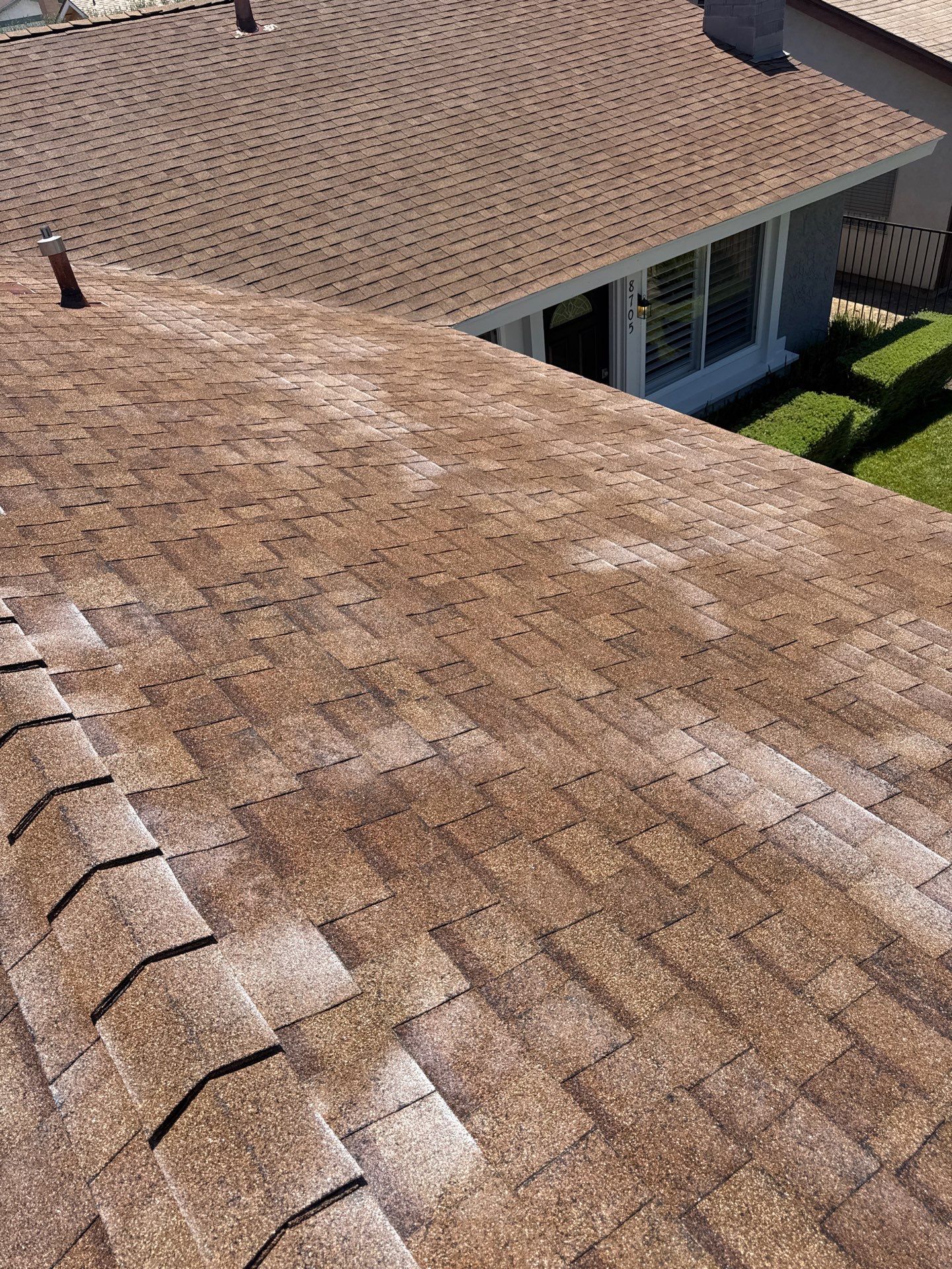 Asphalt Shingle Roof Rejuvenation and Vent Sealing in San Diego by Reliable Roofing San Diego Inc.
