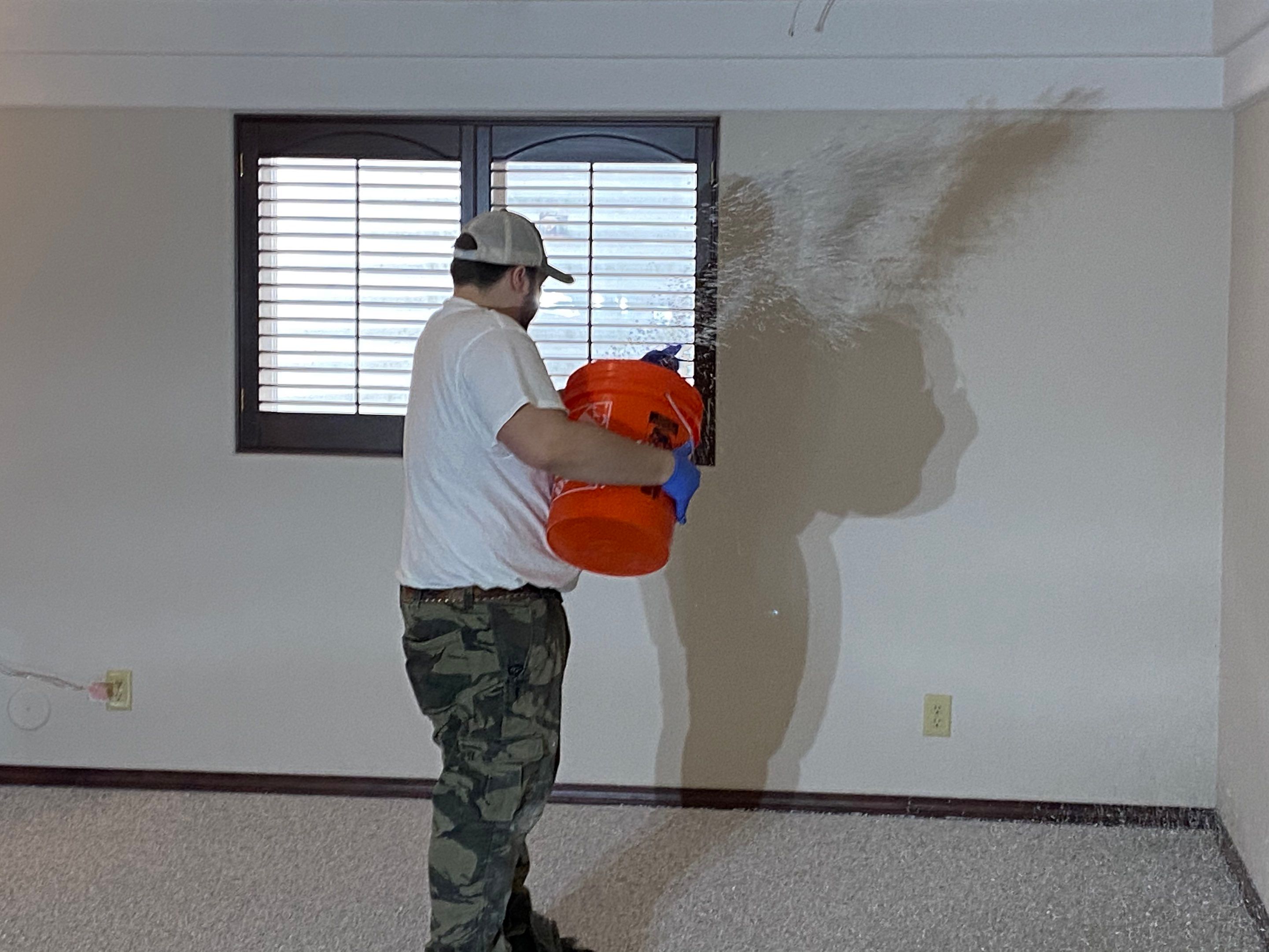Basement Transformation using Ash Colorway by Croc Coatings, LLC