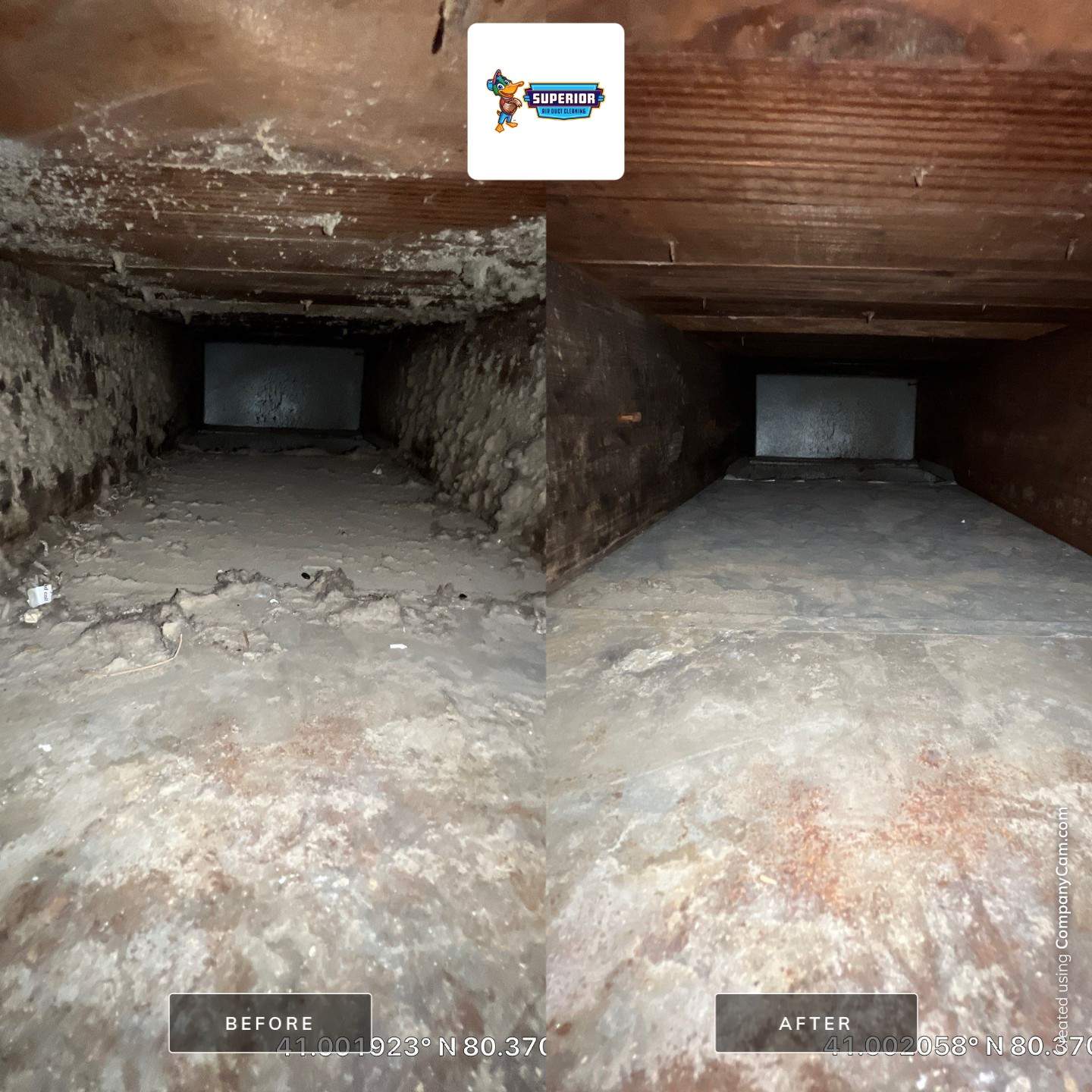 Air Duct Cleaning With a Vacuum Truck in New Castle, PA by Superior Air Duct Cleaning