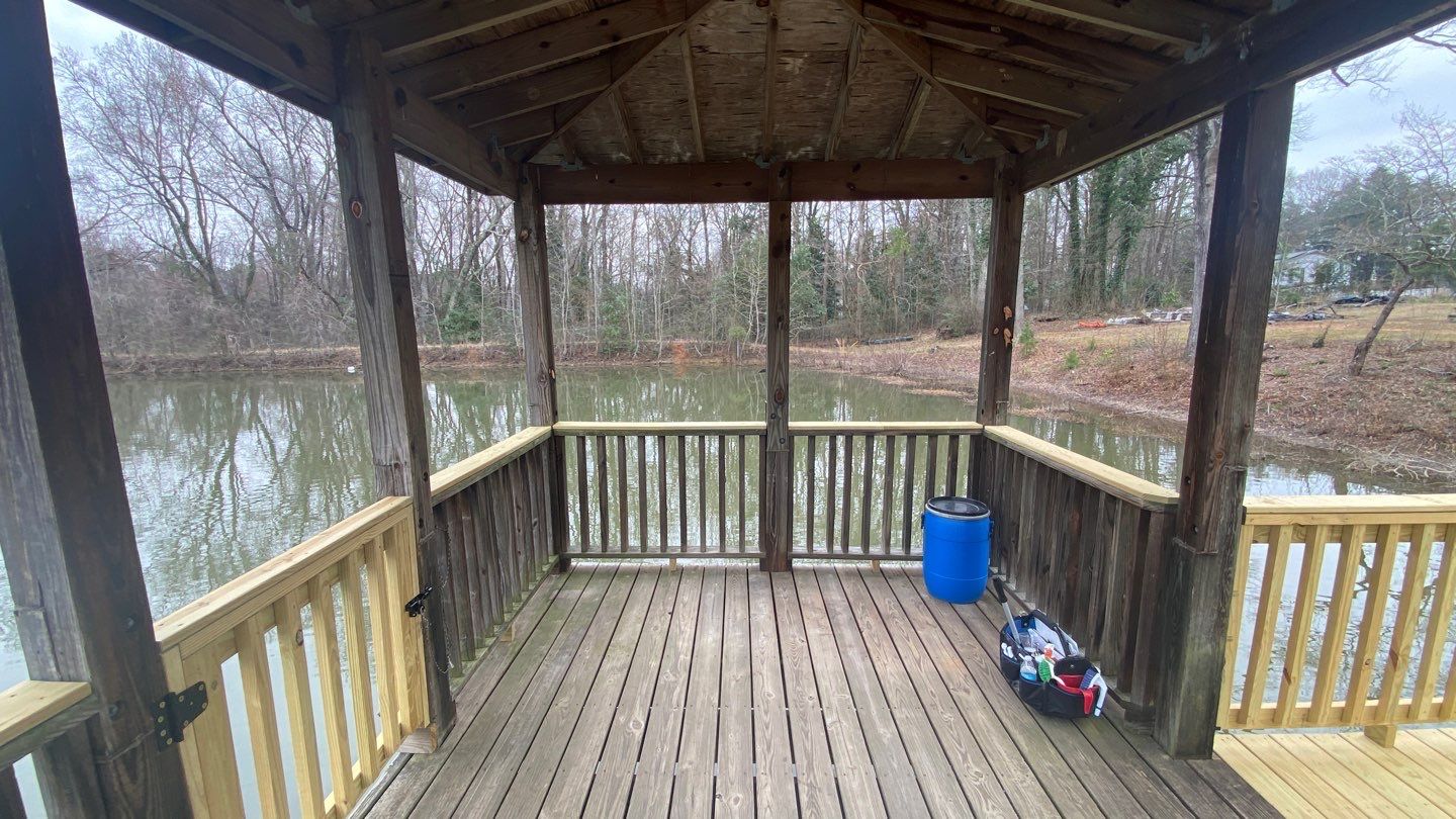 Dock using Wood Sealant by DuraSeal