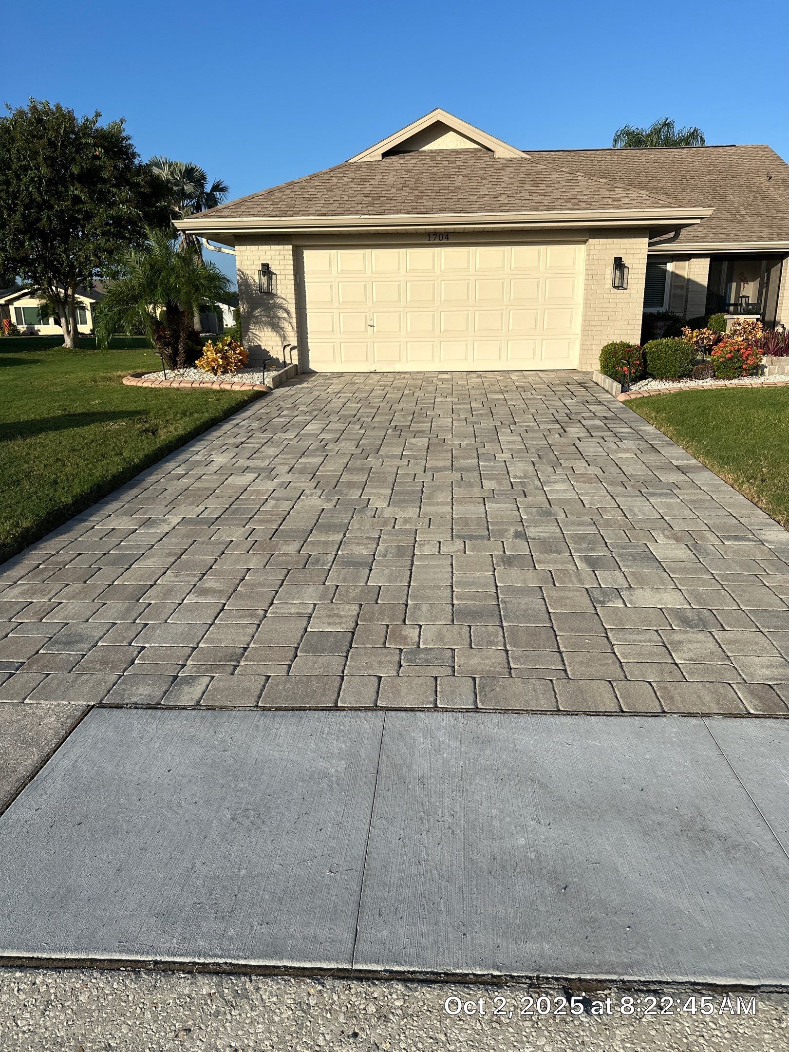 Driveway and Walkway Paver Cleaning and Sealing in Sun City Center by Supreme Paver Experts