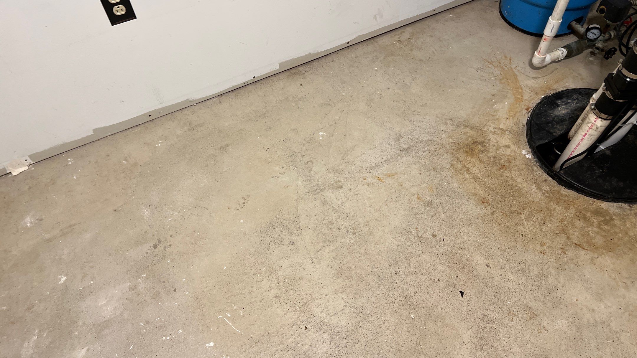 Basement Floor using Driftwood by Your1DayFloor.com