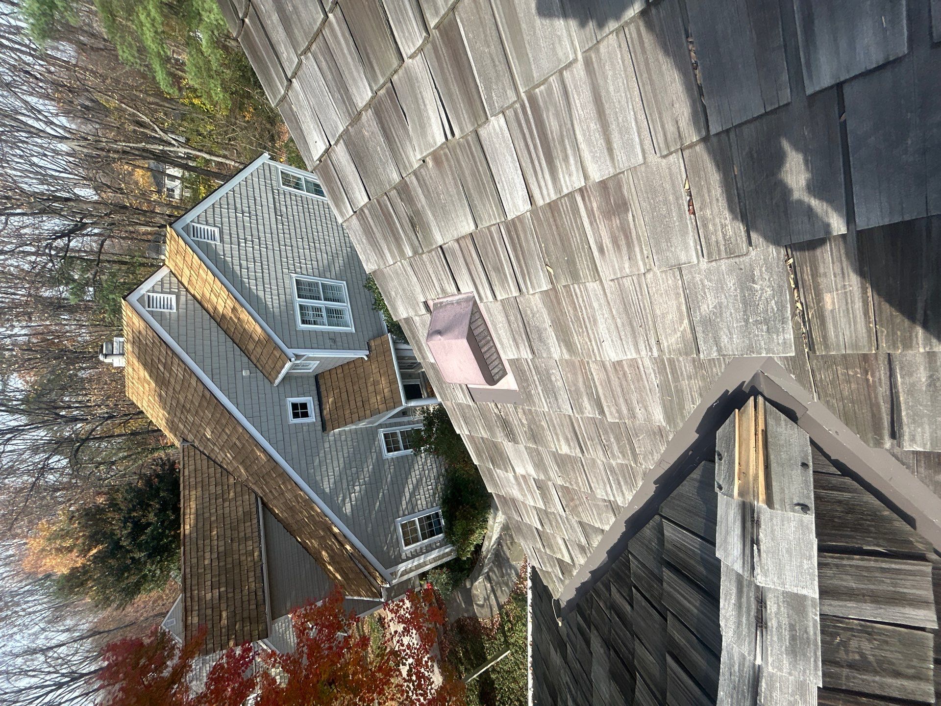 Reston :  Residential Roof Replacement with Brava Synthetic Cedar Shake Class C Natural  by RM Banning, Inc.