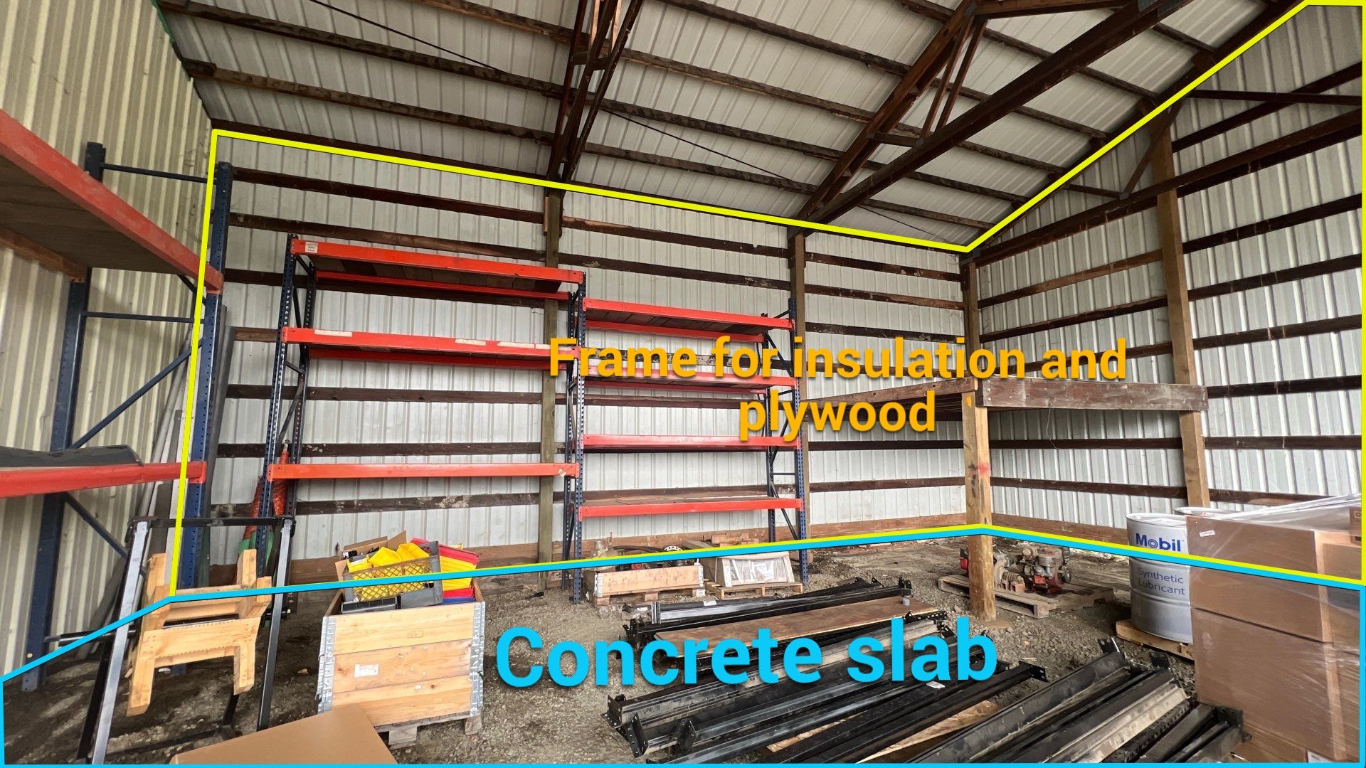 Warehouse Enclosure and Patio Cover Build by Villegas Remodeling, LLC