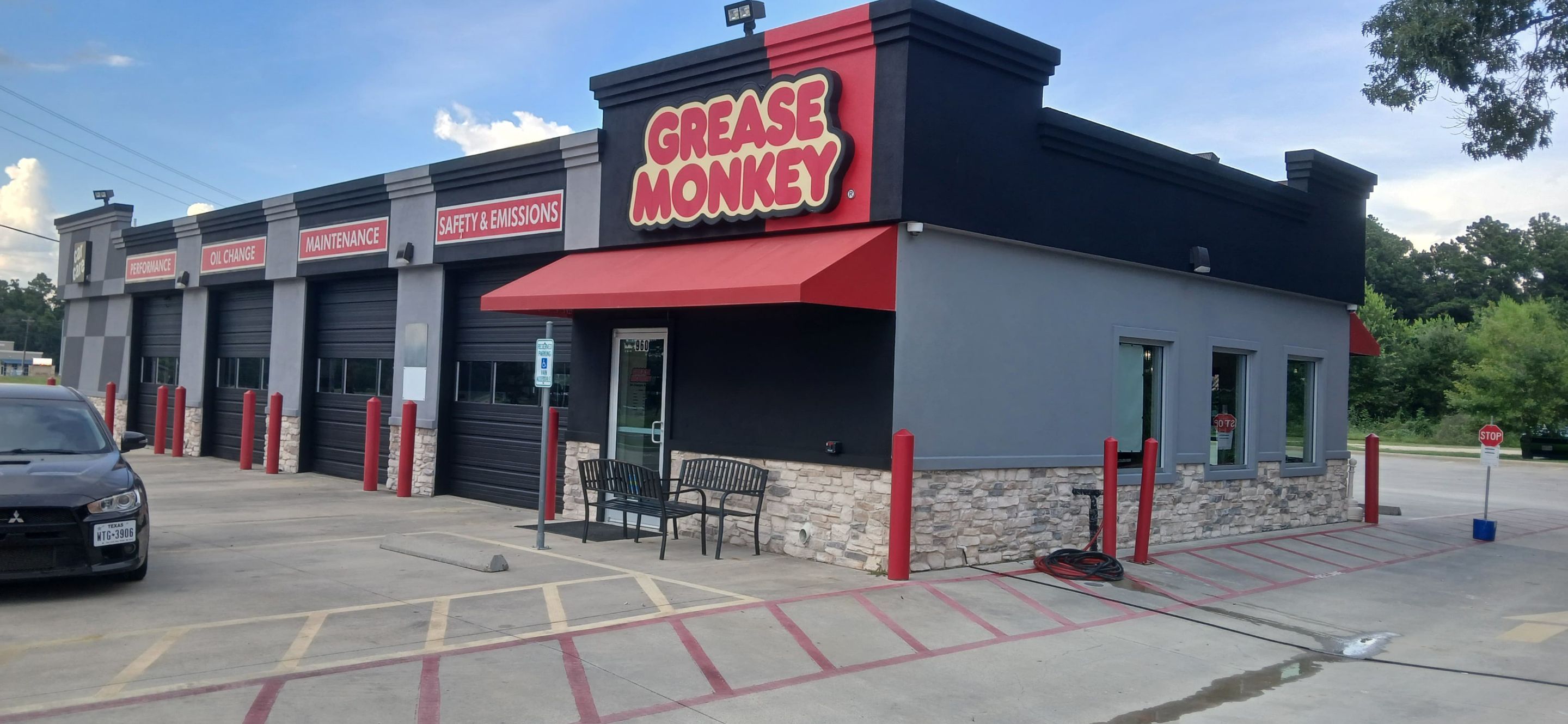 Commercial Exterior - Grease Monkey Oil Change by Fresh Coat Painters of Cypress