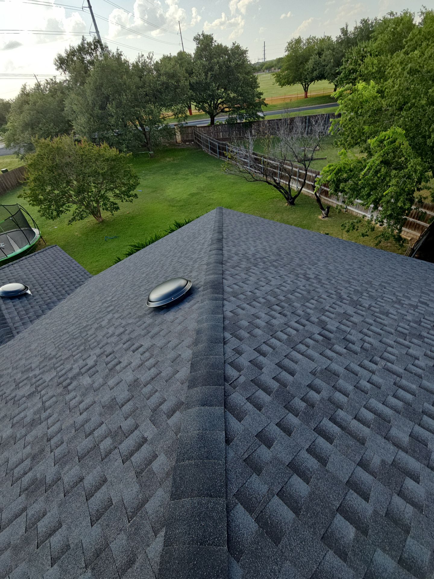 Residential Roof Replacement using GAF - HDZ - Charcoal by Action Exteriors Austin