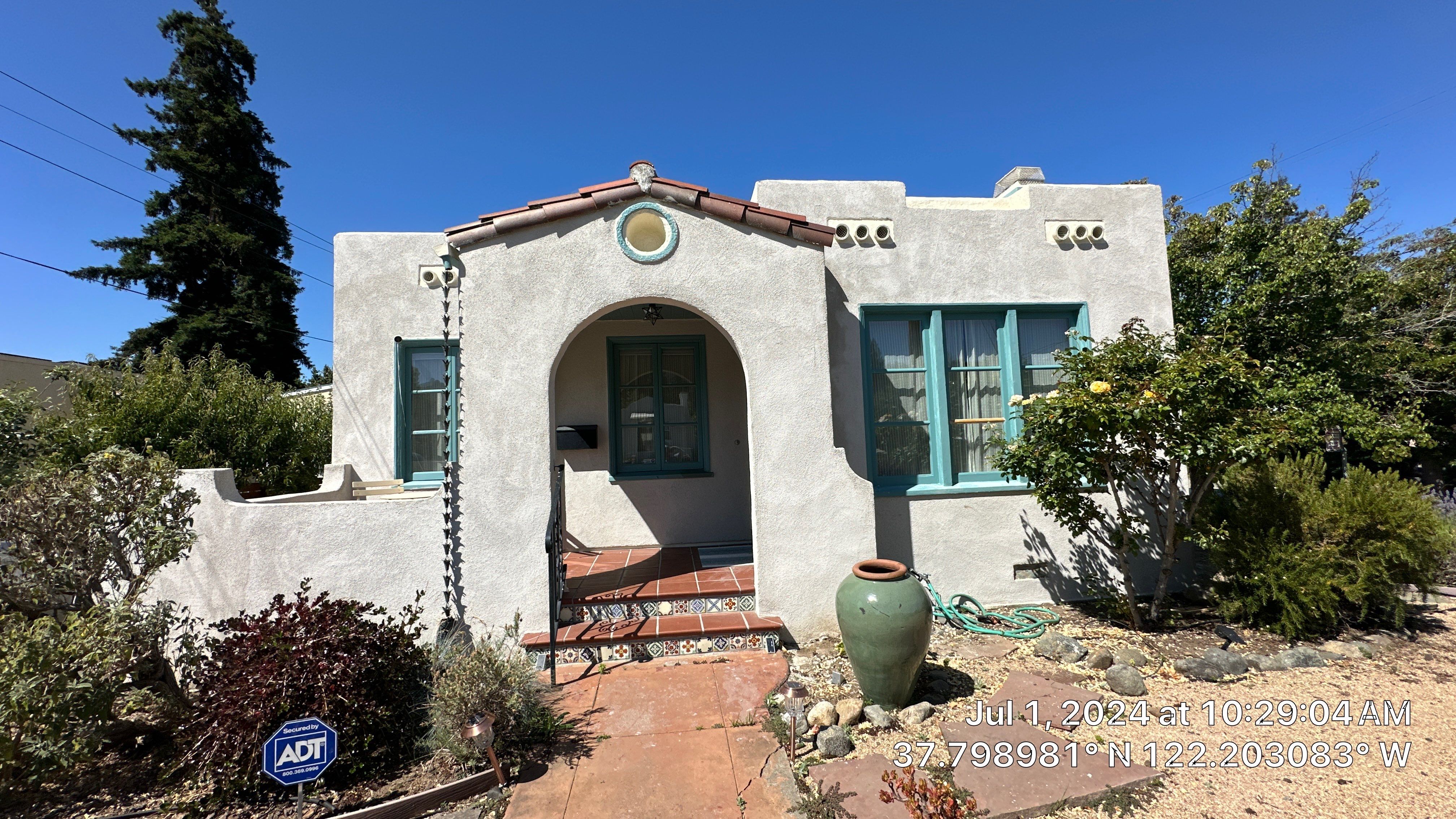 Exterior Transformation with Fresh Stucco and elastomeric system for waterproofing by Herrera’s Bay Area Painting inc.