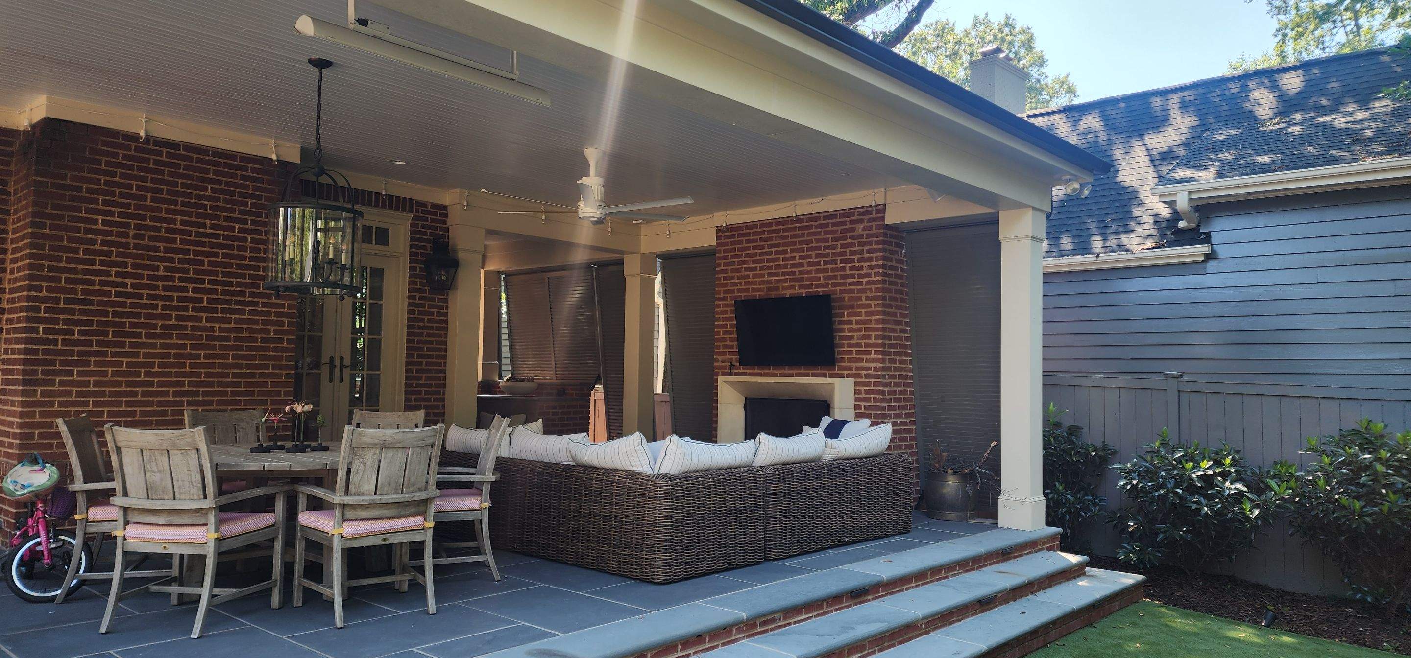 Patio Bahama Shutters by Southern Traditions Window Fashions