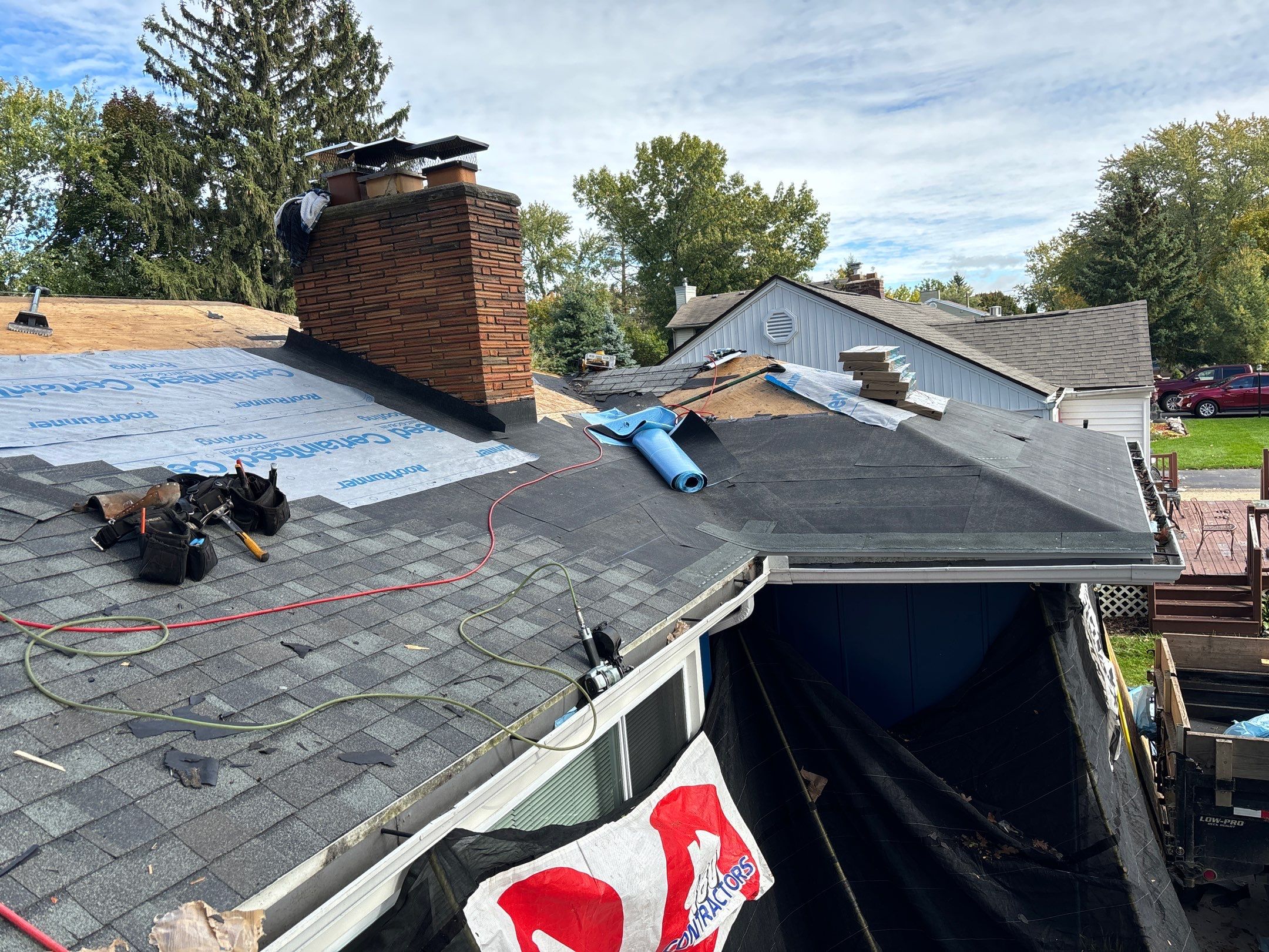 Roof Replacement using CertainTeed Landmark by 180 Contractors