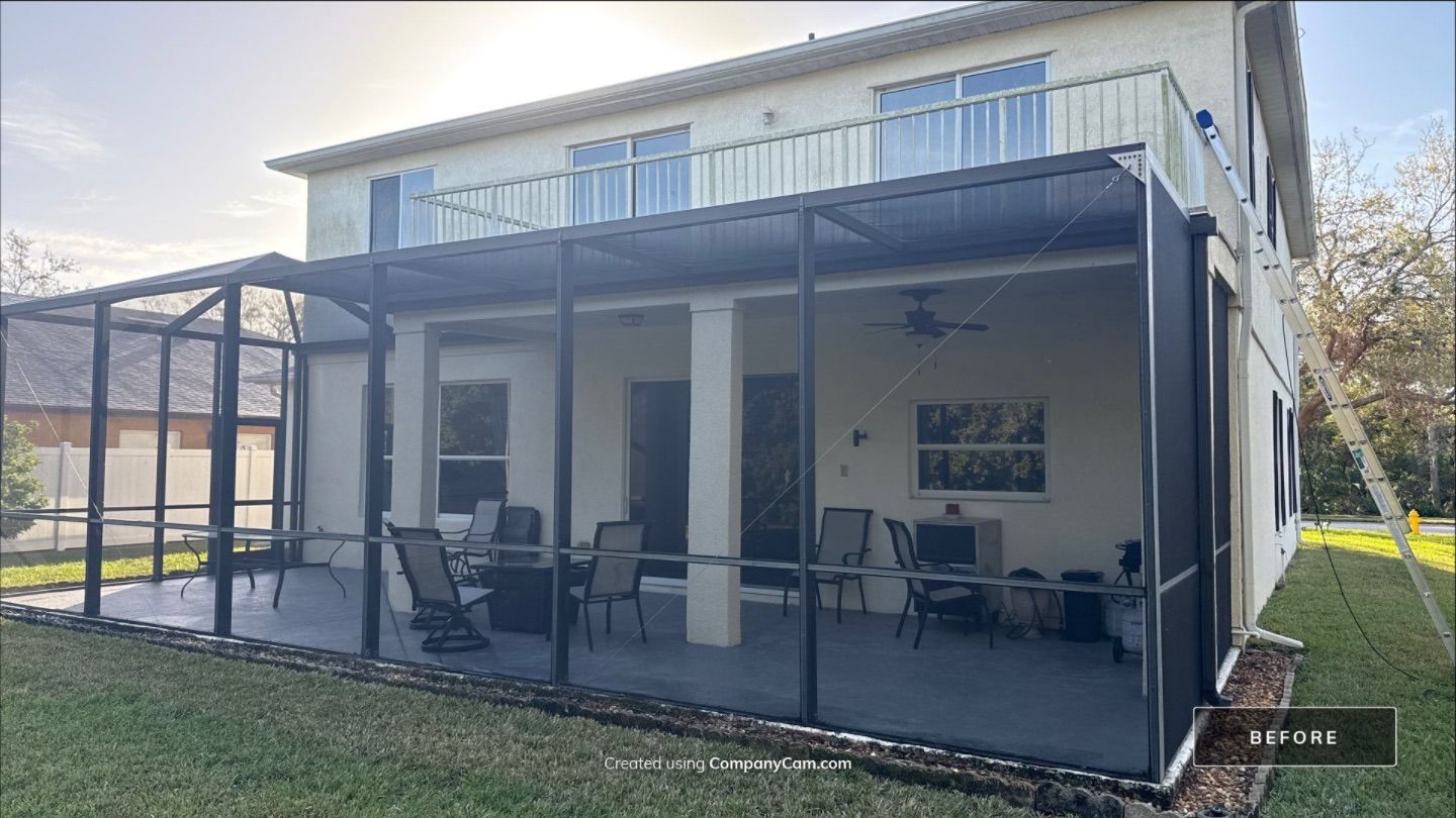 Barrington Ridge 2-Story House & Driveway Cleaning – Before & After Transformation! by Sunshine AquaWash