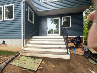 Traditional Steel Picket Guardrails – Residential Exterior – Gaithersburg, MD