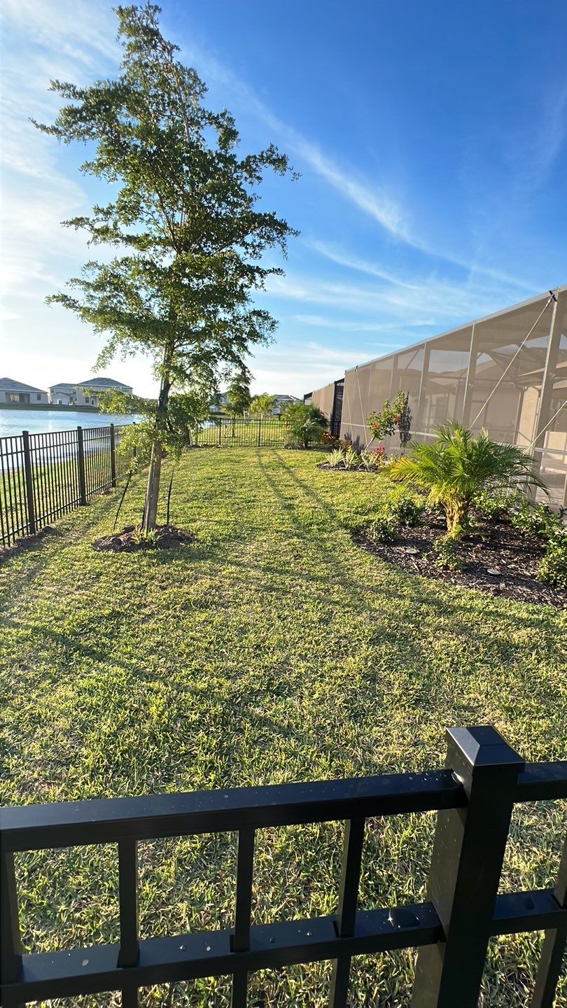 Aluminum Fence Installation using Black 3 Rail Aluminum Fence by Asap fence and gates, LLC