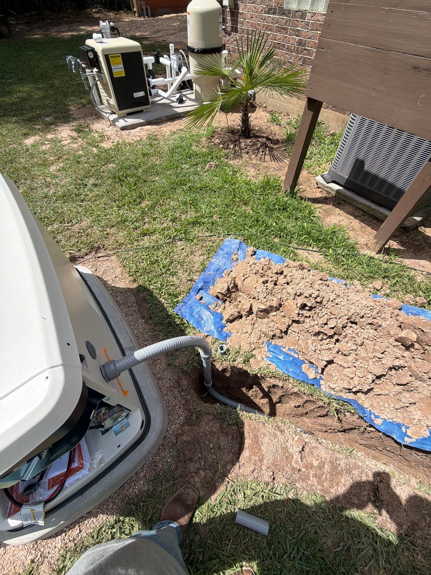 Residential Generac Standby Generator Installation in Montgomery County by GenTex Elite Services