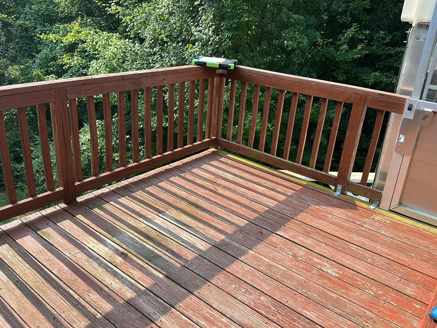 Weathered Deck using Wood Sealant by DuraSeal