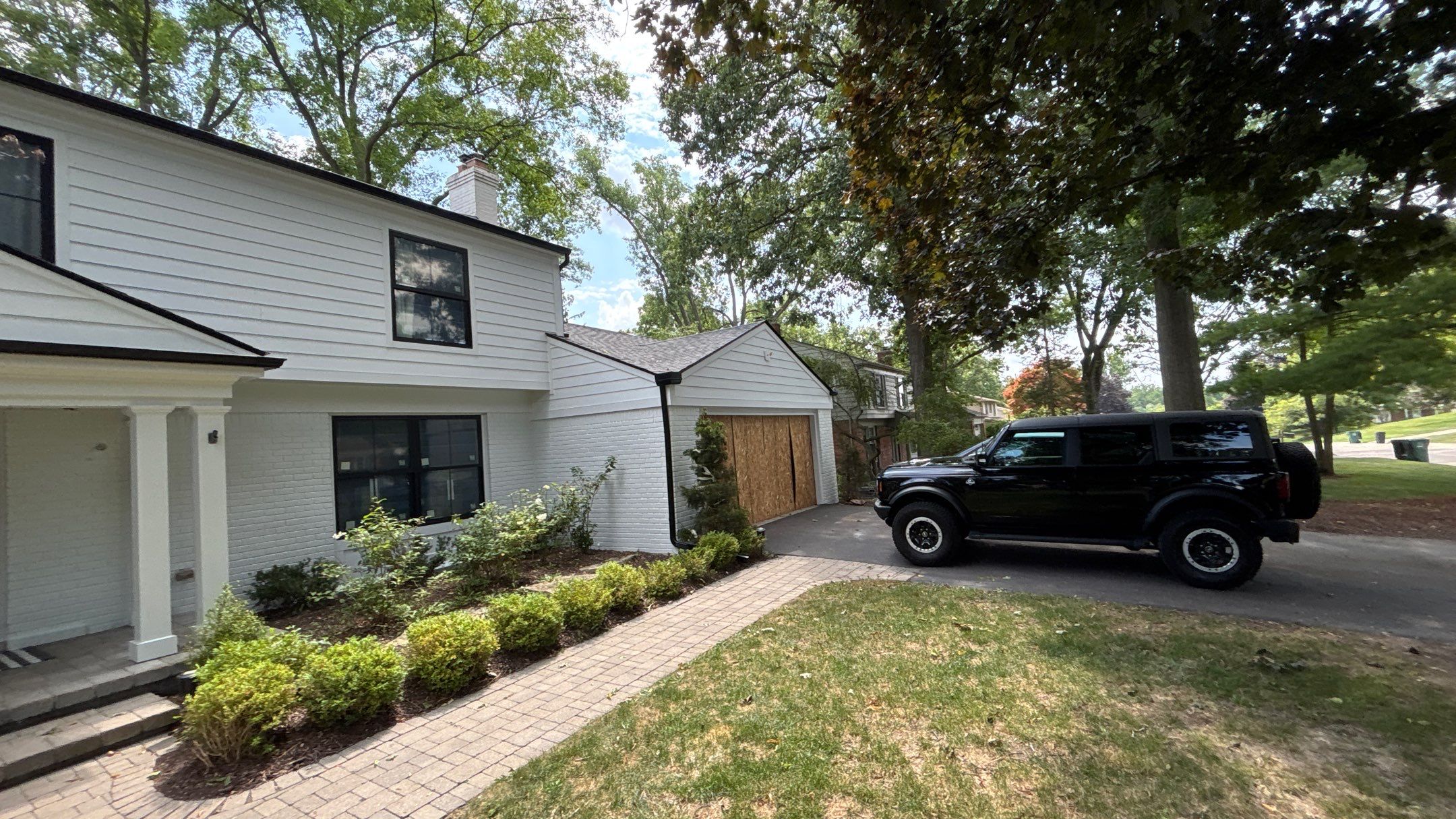 Siding Replacement using Hardie Plank S8 1/4"  Arctic White by 180 Contractors