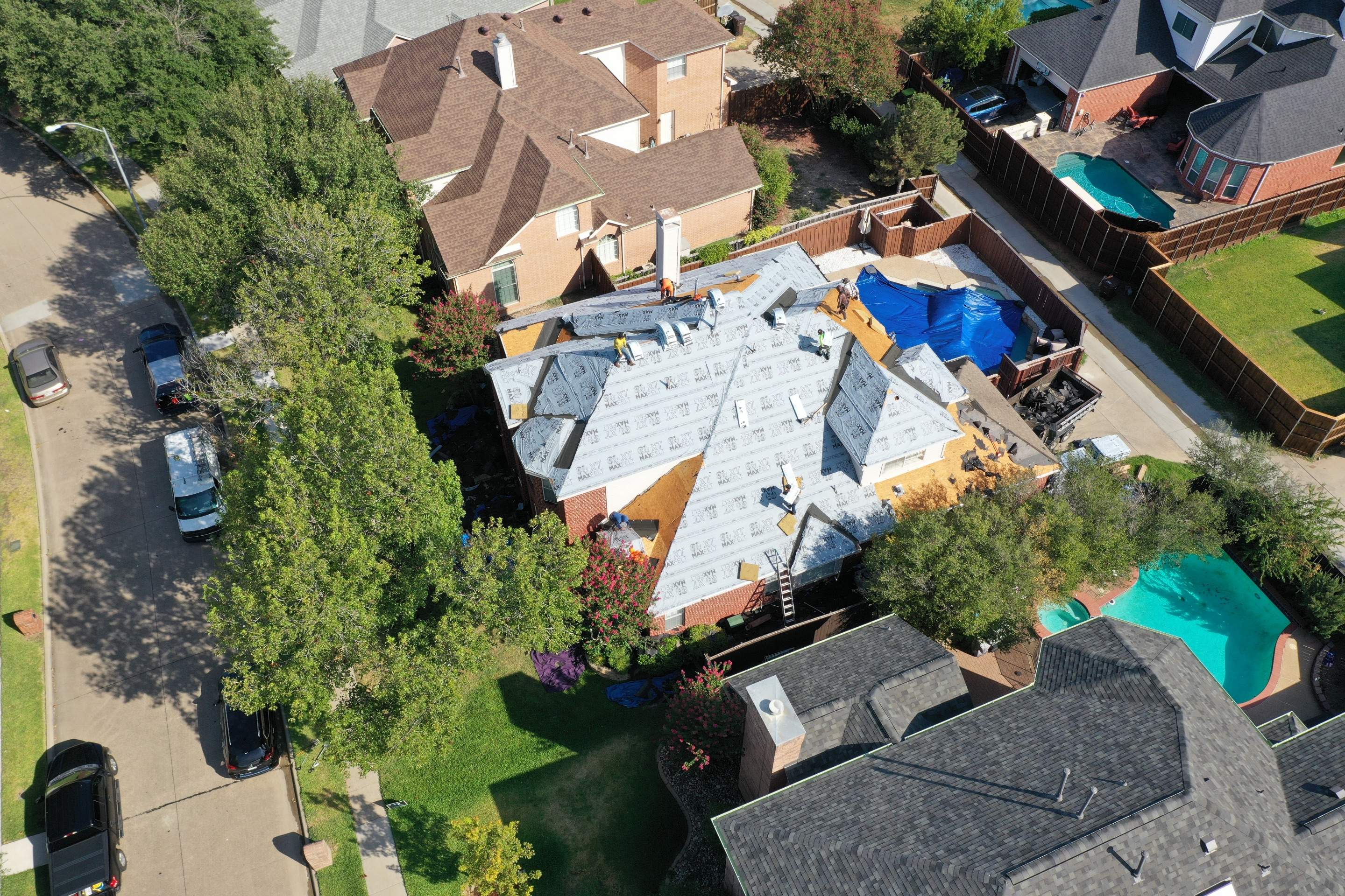 Residential Roofing Installation using IKO Dysnasty Class3 Summit Gray by Eminent Roofing & Auto Hail Repair