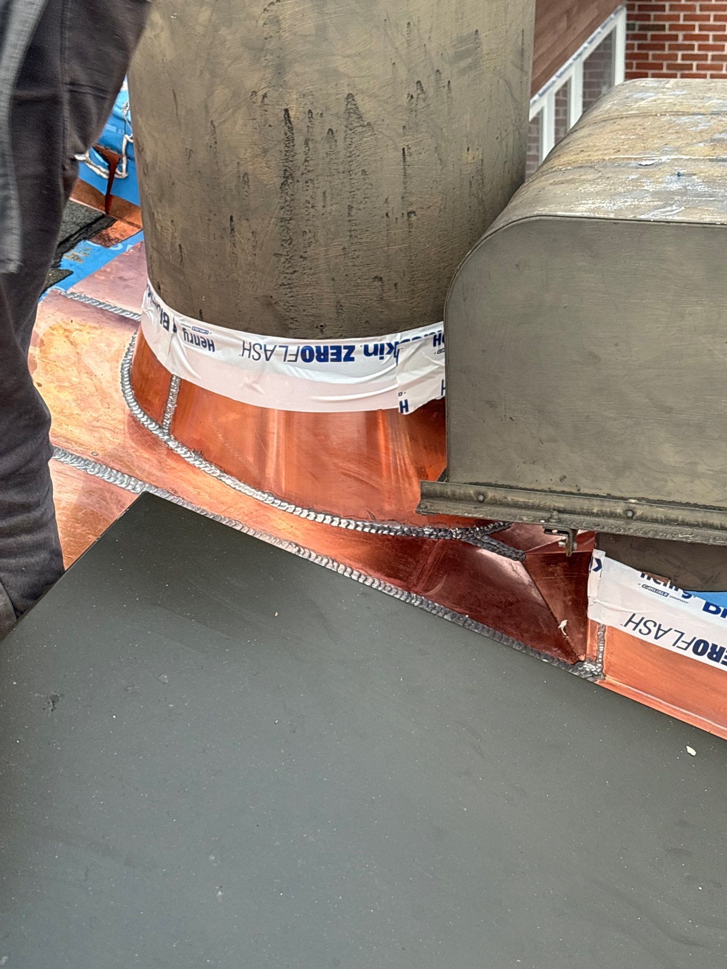 Copper Work - Cabot Estates Condos - Jamaica Plains, MA  by Rinaldi Roofing 