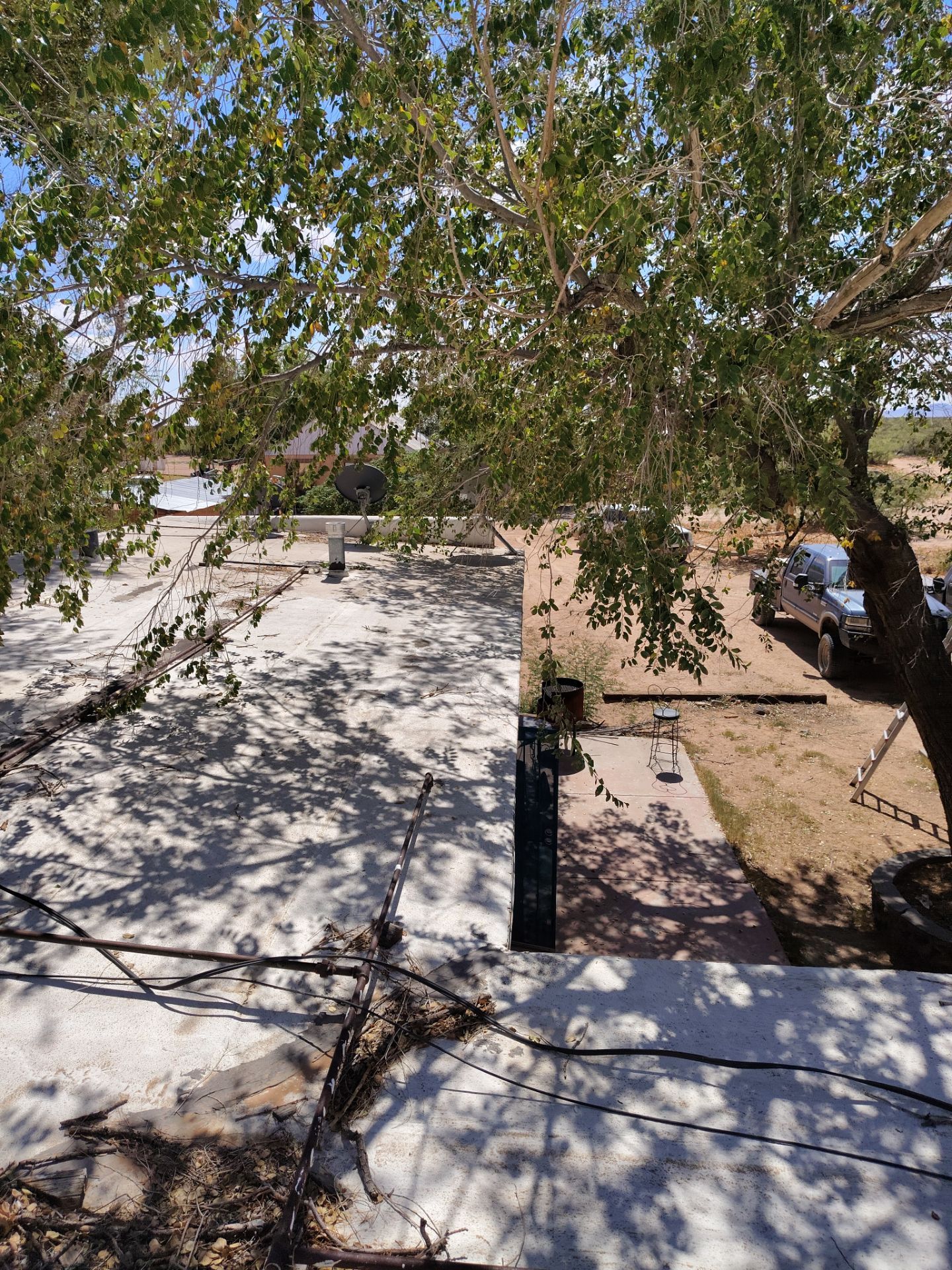 Residential roof application by SPF Services 