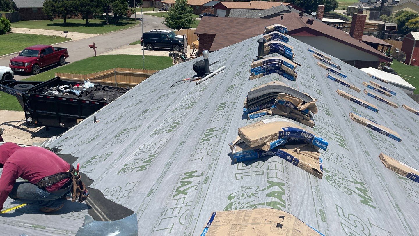 Residential Roofing Installation using GAF Royal Sovereign by A & H Roofing and Contracting