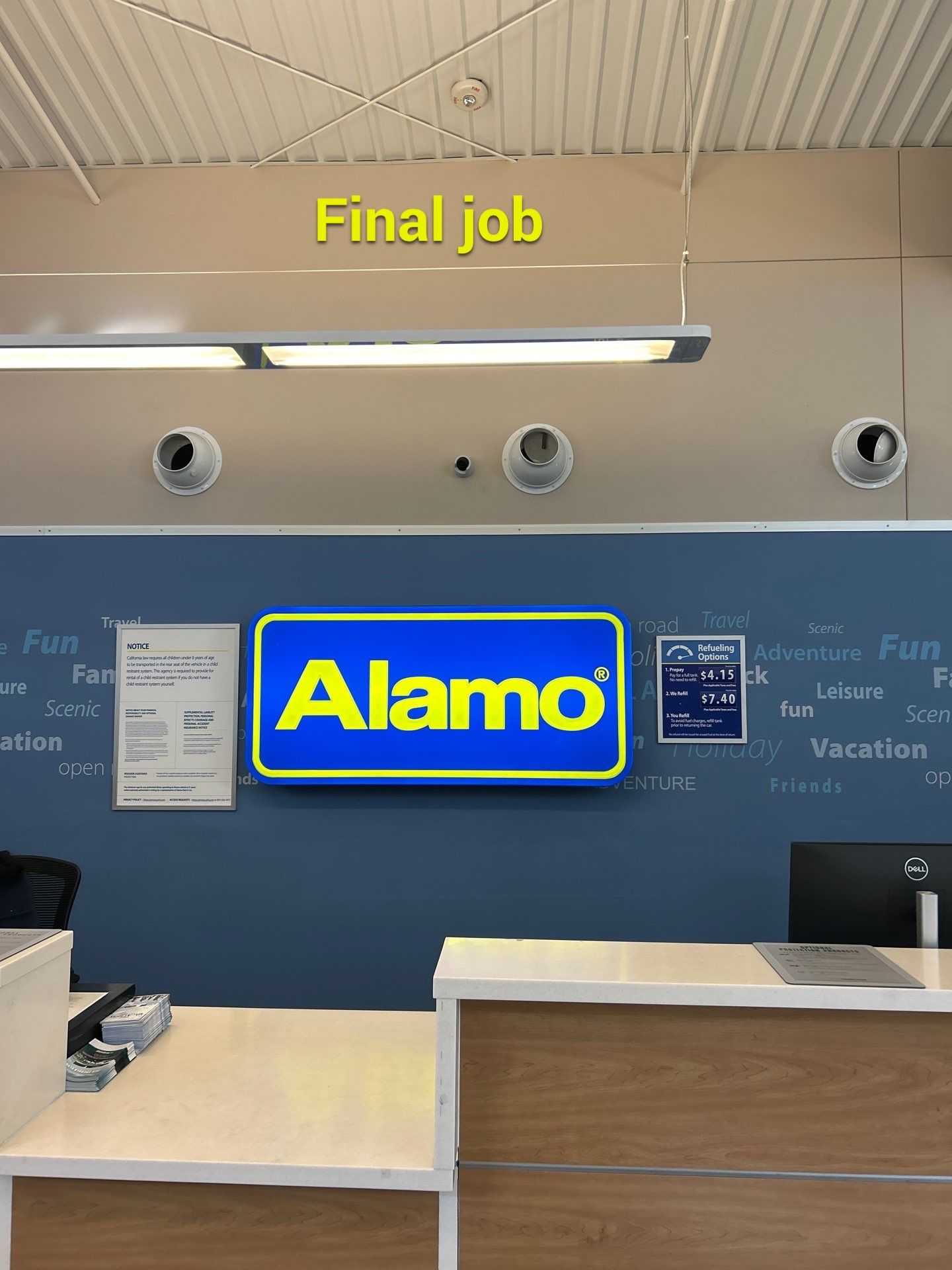 Project in Burbank by Golden State Signs