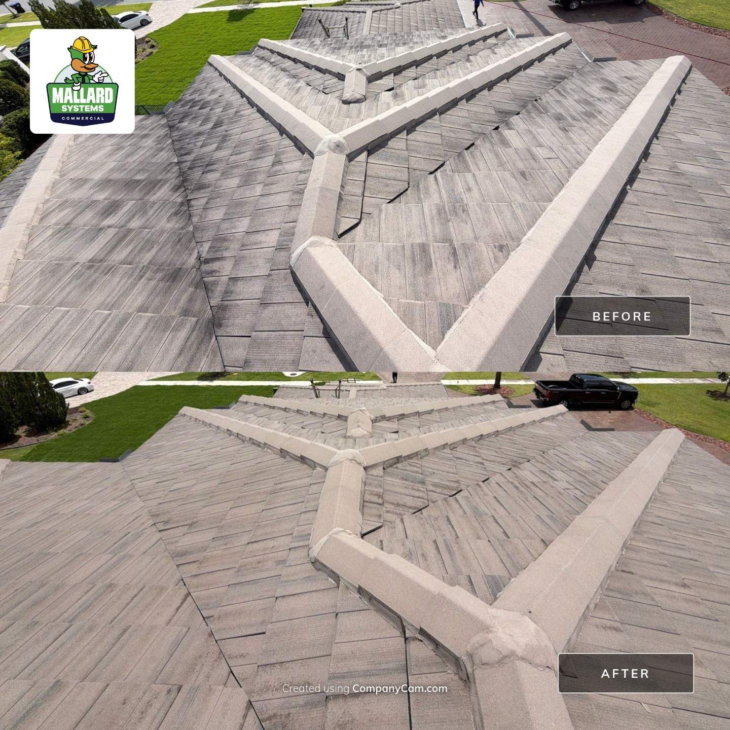 Tile Roof Cleaning by Mallard Systems