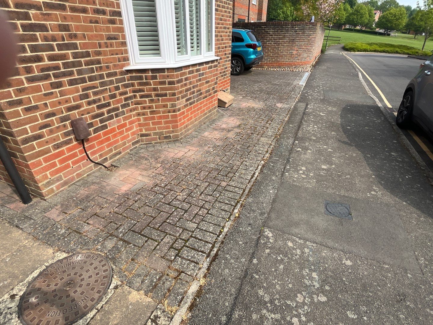 Driveway Clean using Honda 21lt High Pressure Machine by Ges Exterior Cleaning ltd