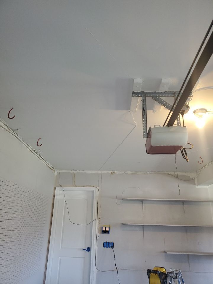 Garage Floor in Mt. Everest, Walls/Ceiling in White by Spectrum Painting, LLC