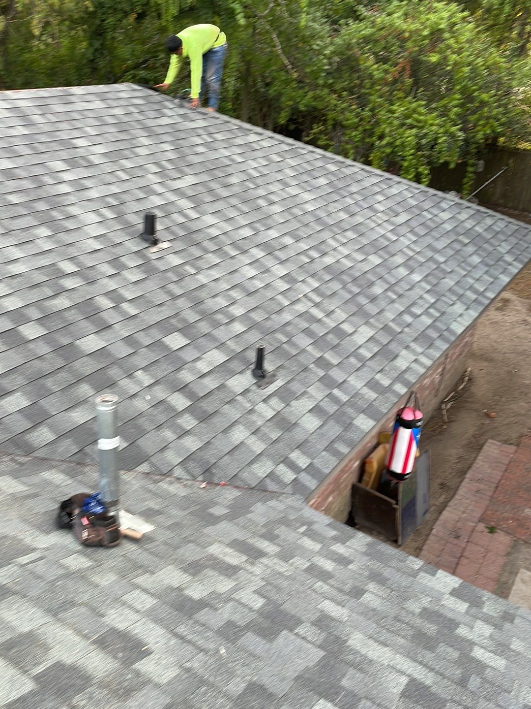 Residential Roofing Installation using Owen's Corning Duration (Lifetime) Shingles by Roof Repair Company