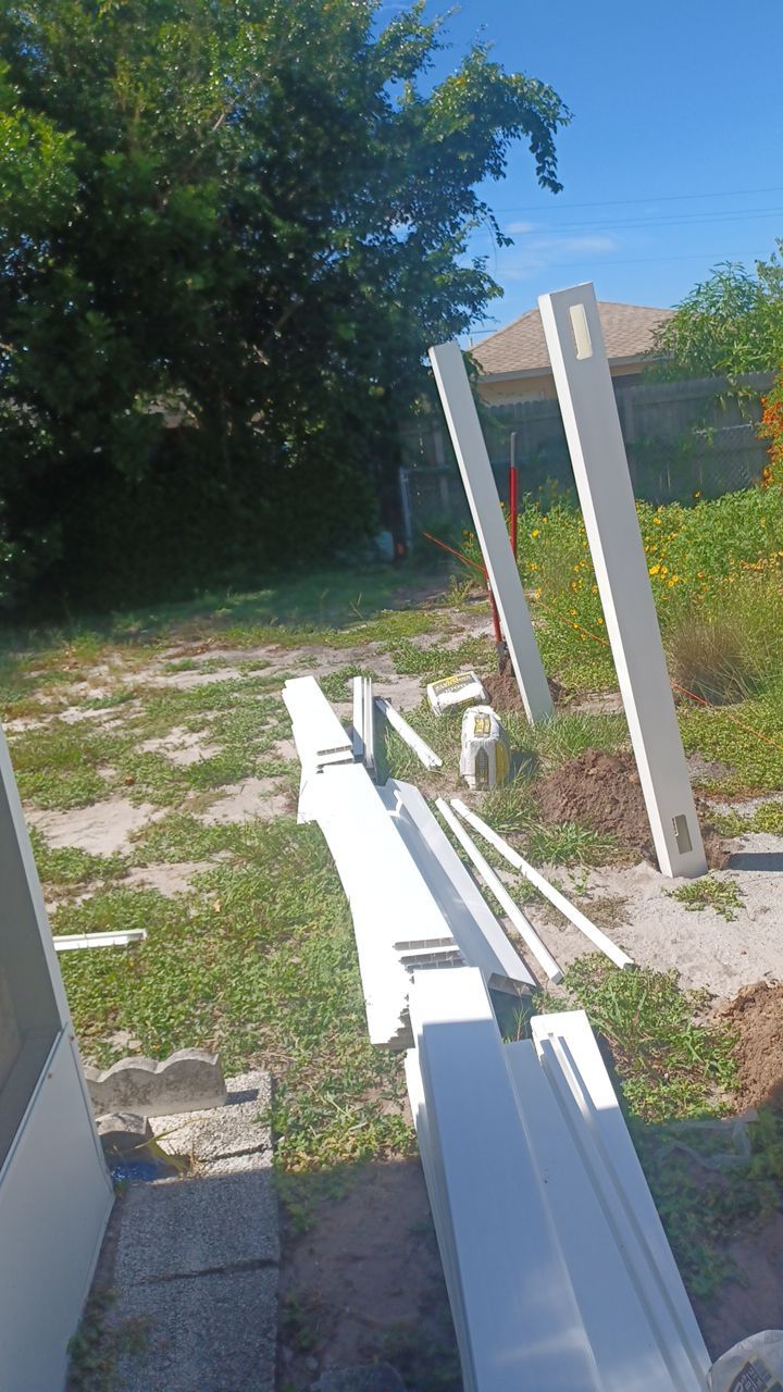 Bradenton, FL 6ft. Tall White Vinyl Privacy  by Asap fence and gates, LLC