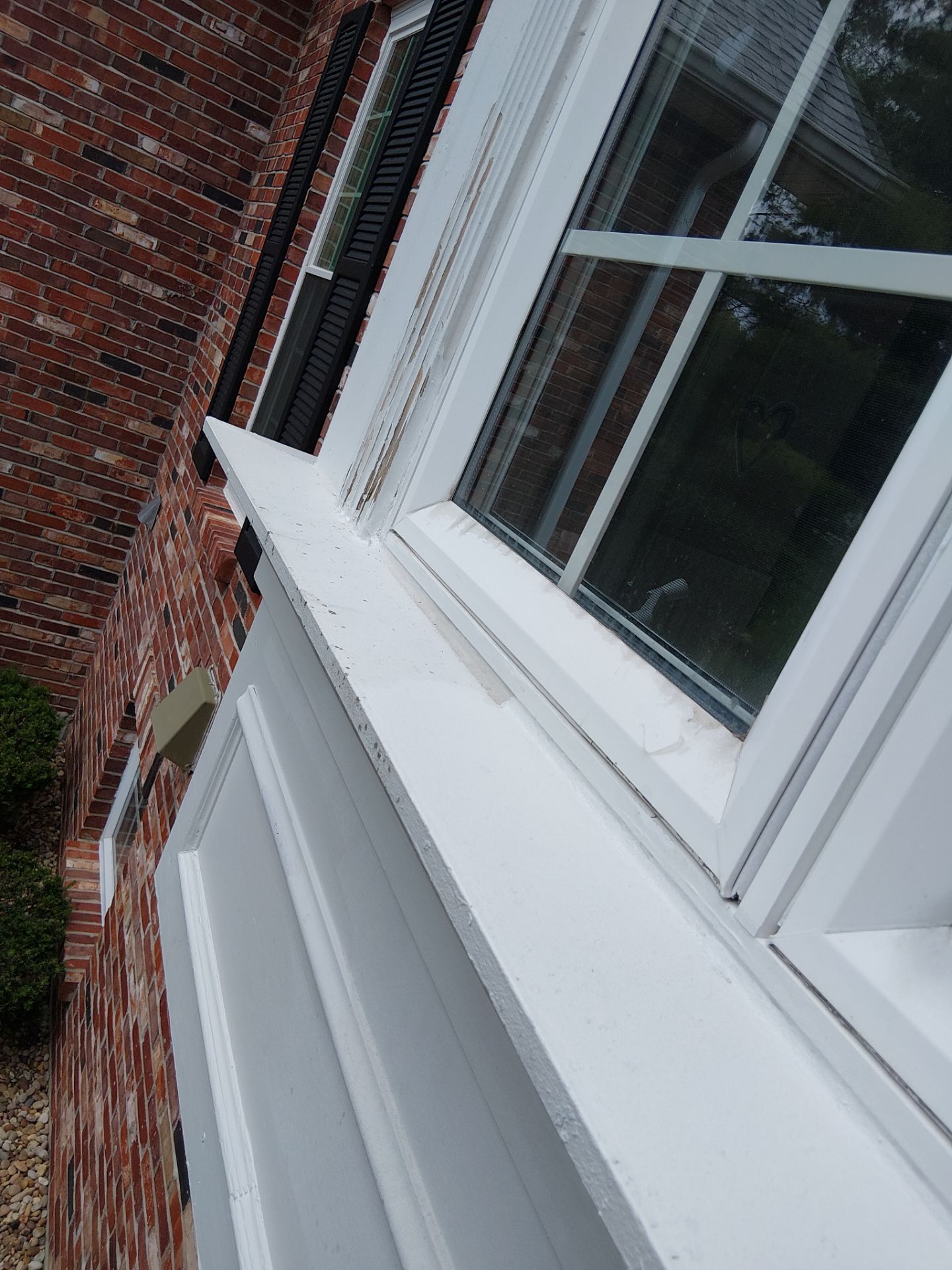2nd-Story Exterior Trim Paint Repair – Chesterfield, MO by Legendary Services Company LLC.