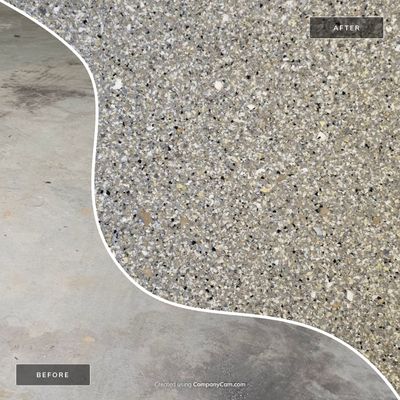 Garage using Travertine