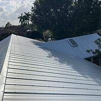 26ga 5V Crimp Mill Finish by Total Roofing System The Metal Roof Experts