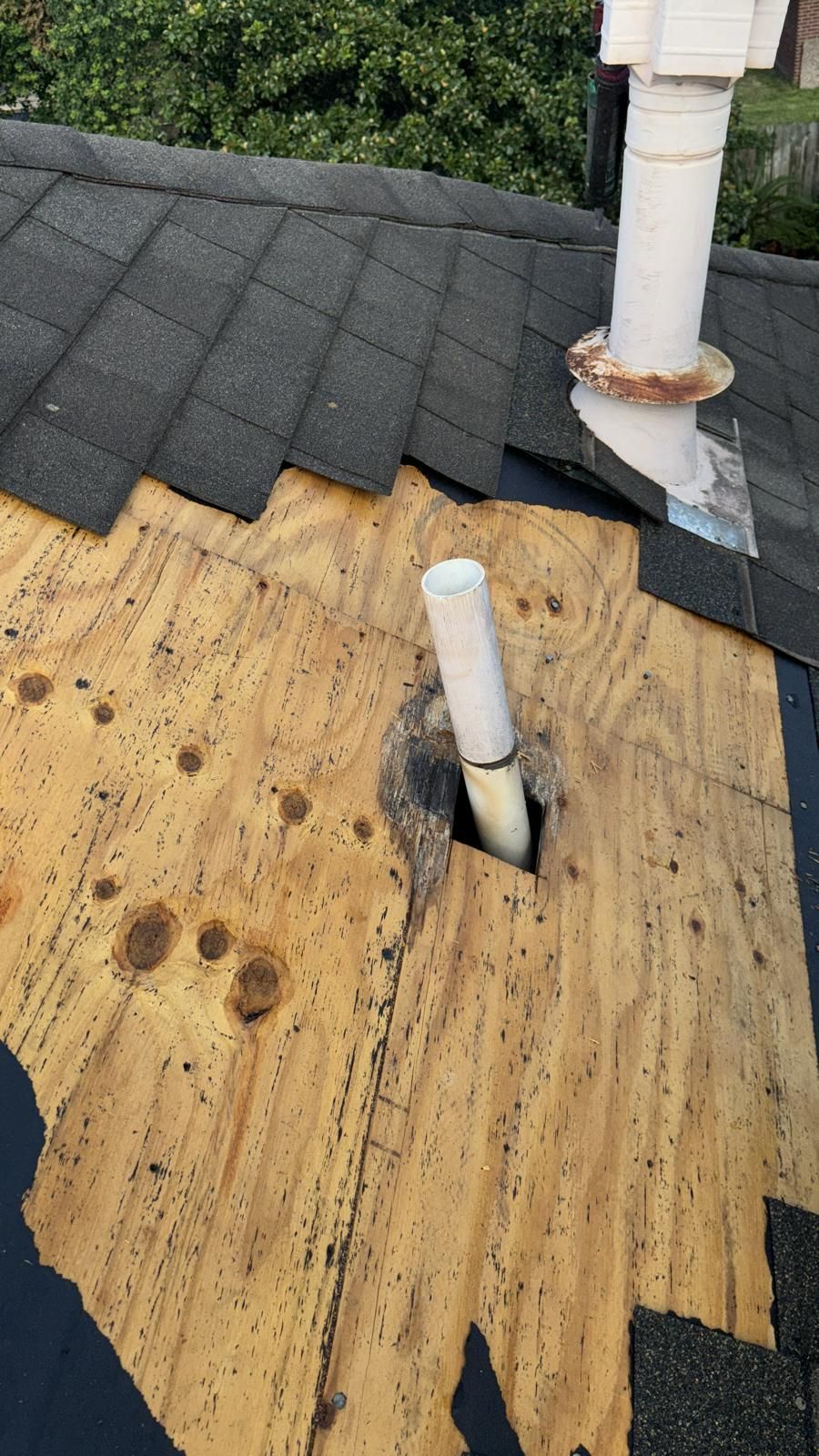 Hail Damage using Owen's Corning Duration (Lifetime) Shingles by Roof Repair Company