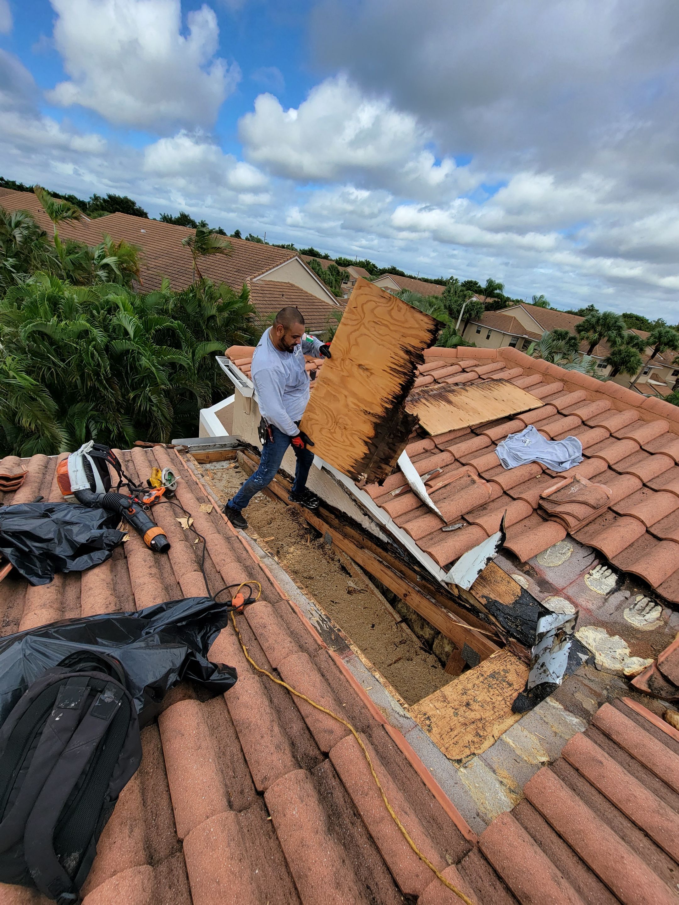 Villa Sonrisa Dr., Boca Raton, FL by G&J Roofing 
