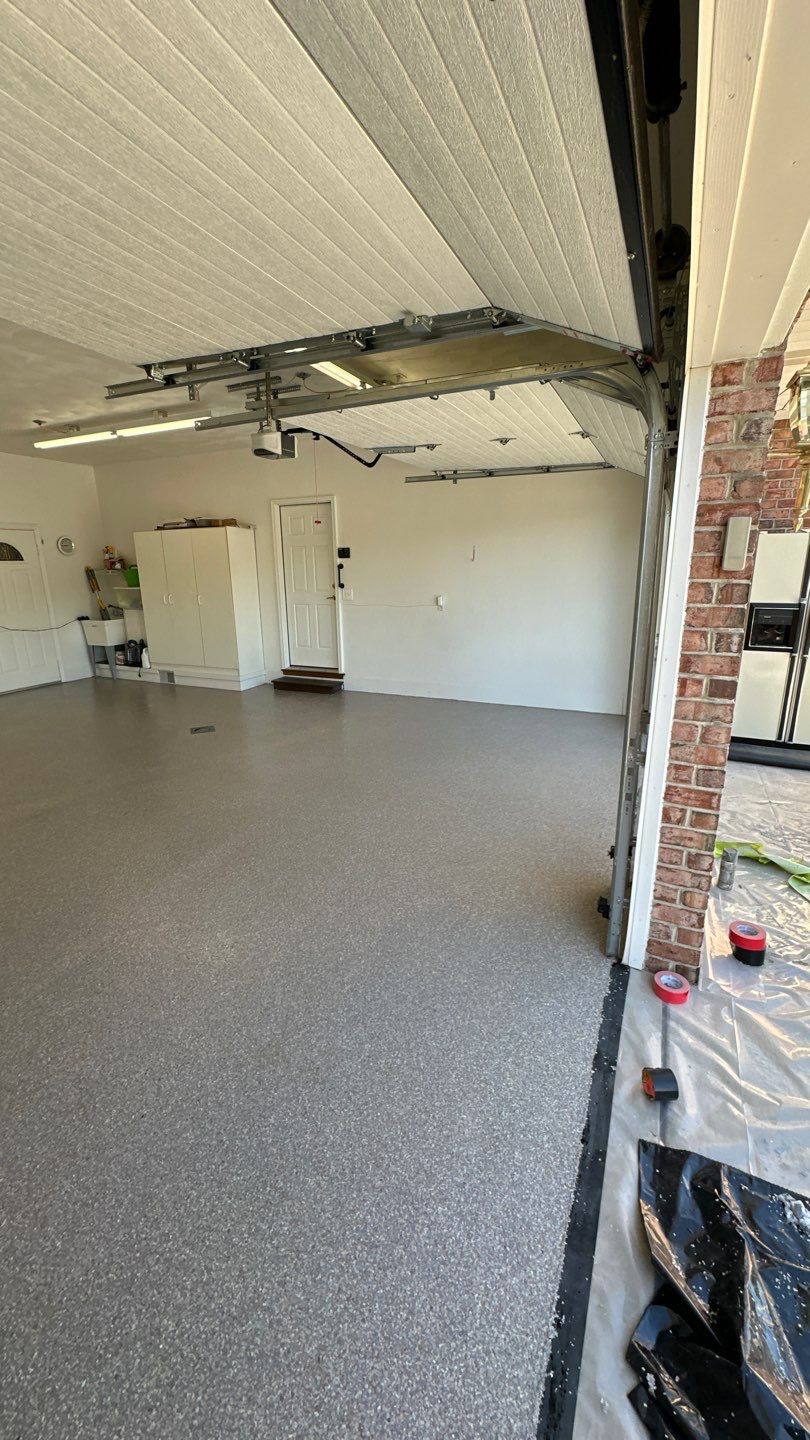 Garage + Sunroom Project in Follansbee by Floors in a Day, Inc