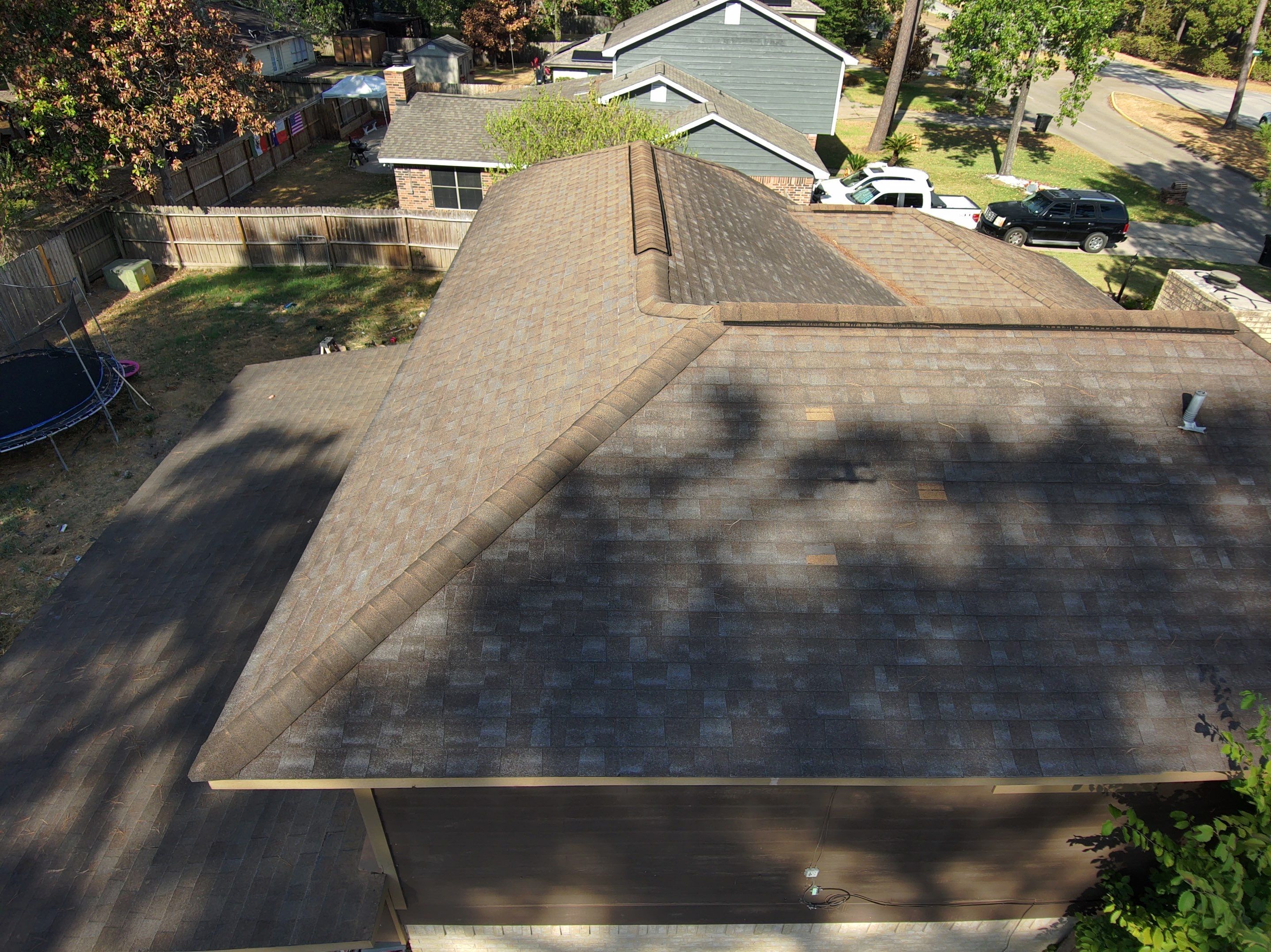 Residential Roofing Installation using Owen's Corning Duration (Lifetime) Shingles by Roof Repair Company