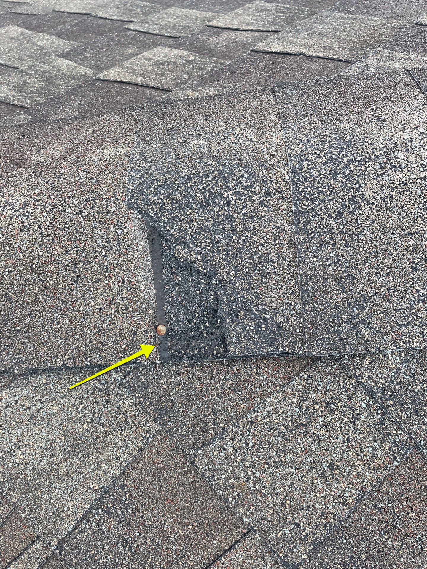 Hail Damage using Owen's Corning Duration (Lifetime) Shingles by Roof Repair Company