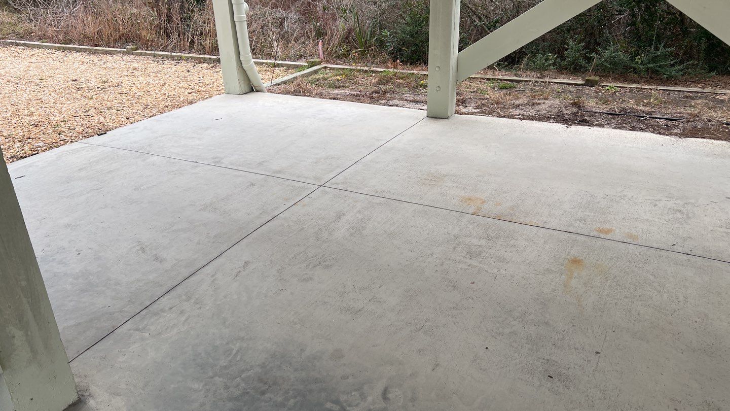 Dock, decks and carport using wood and concrete sealer by DuraSeal