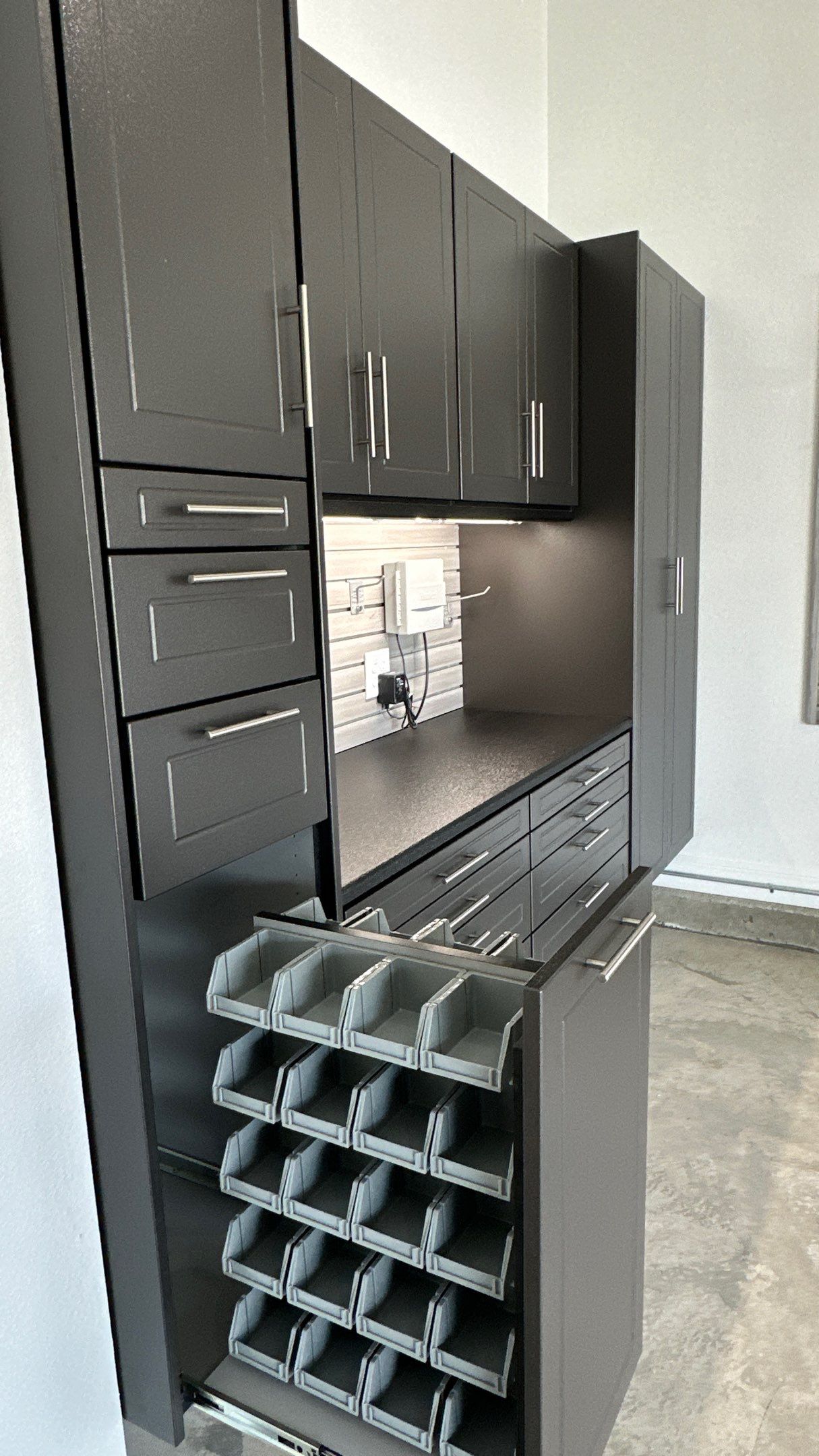 Kelley C. transformed her garage with new cabinets by Banner Garage