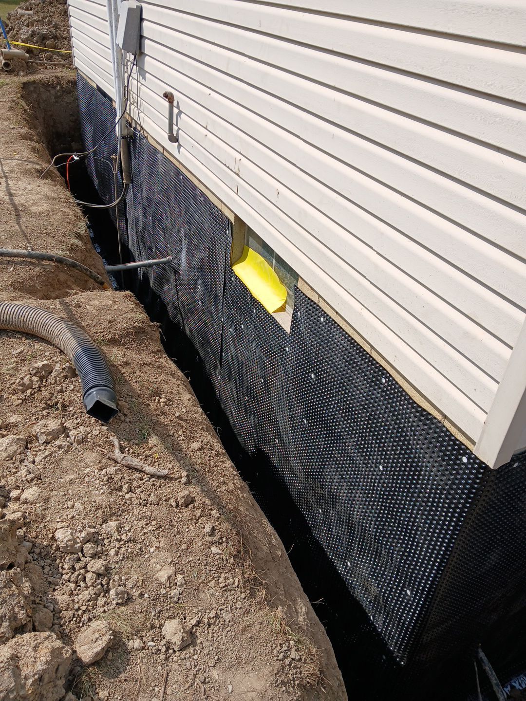 Exterior Waterproofing & Embedded Fiber Reinforcements by Toledo Basement Repair