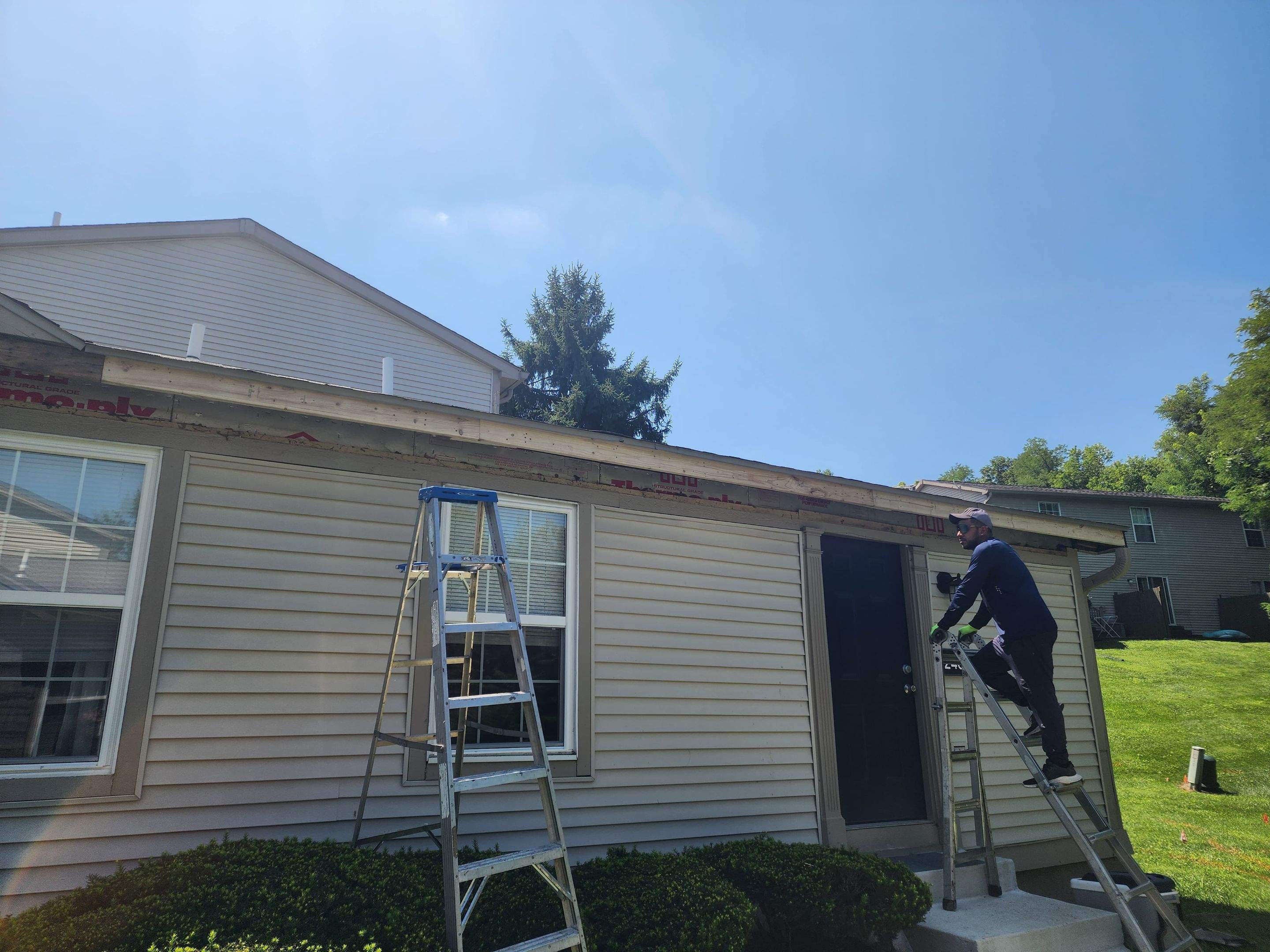 Residential Gutter Repair and Fascia Board Replacement in Dayton by Level Up Roofing and Restoration Services LLC
