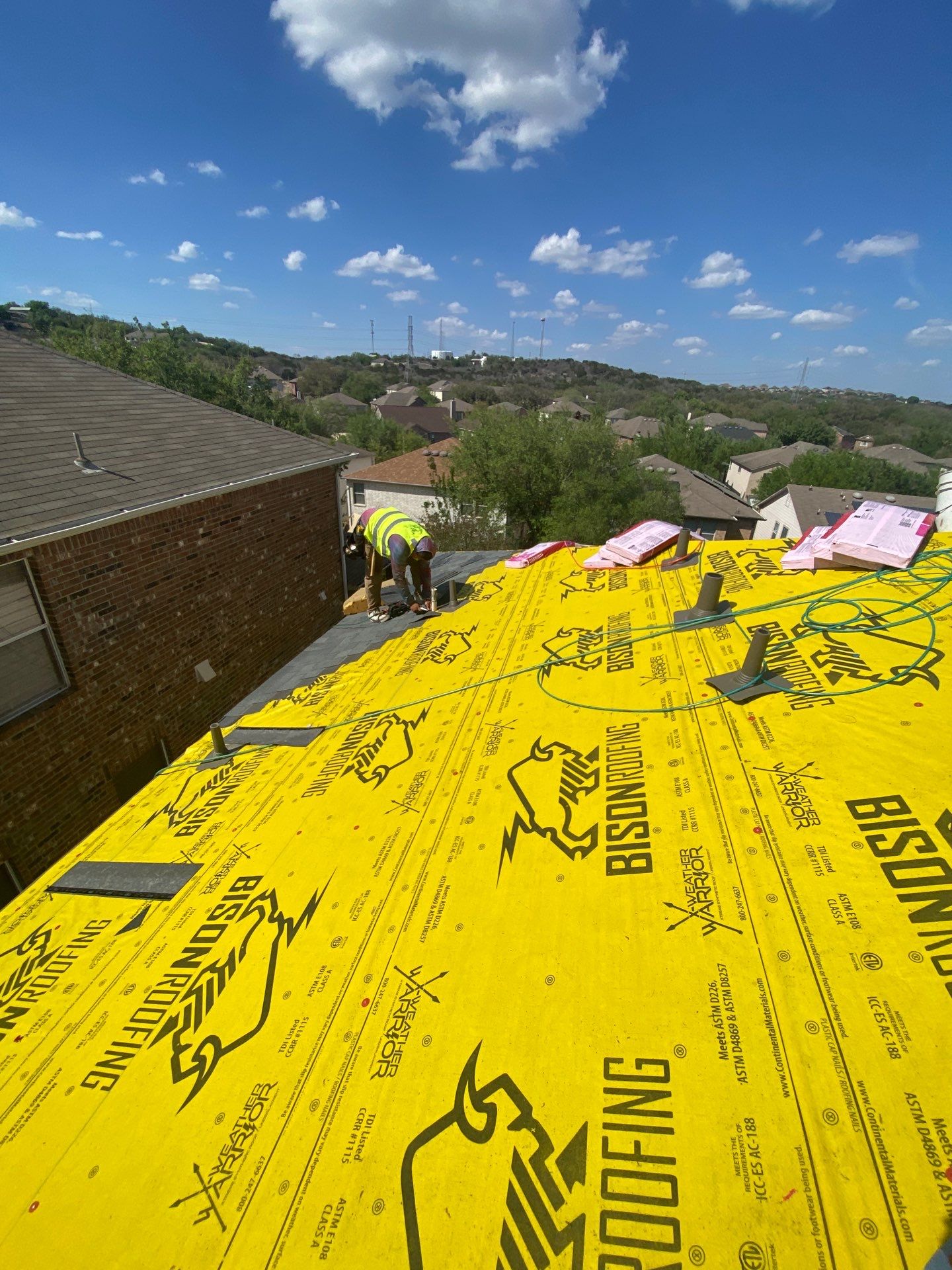 San Antonio Tx Full Roof by Bison Roofing  