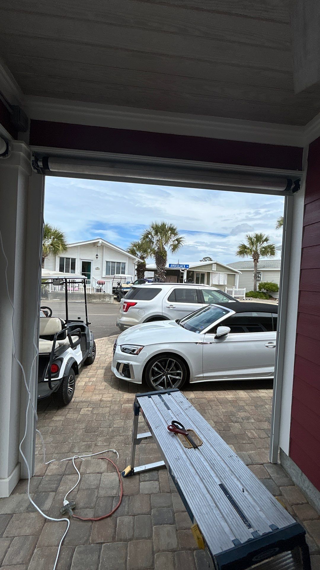Fenetex Motorized Screen and Hurricane Shutter Installation in Panama City Beach by Brannan Aluminum Inc.