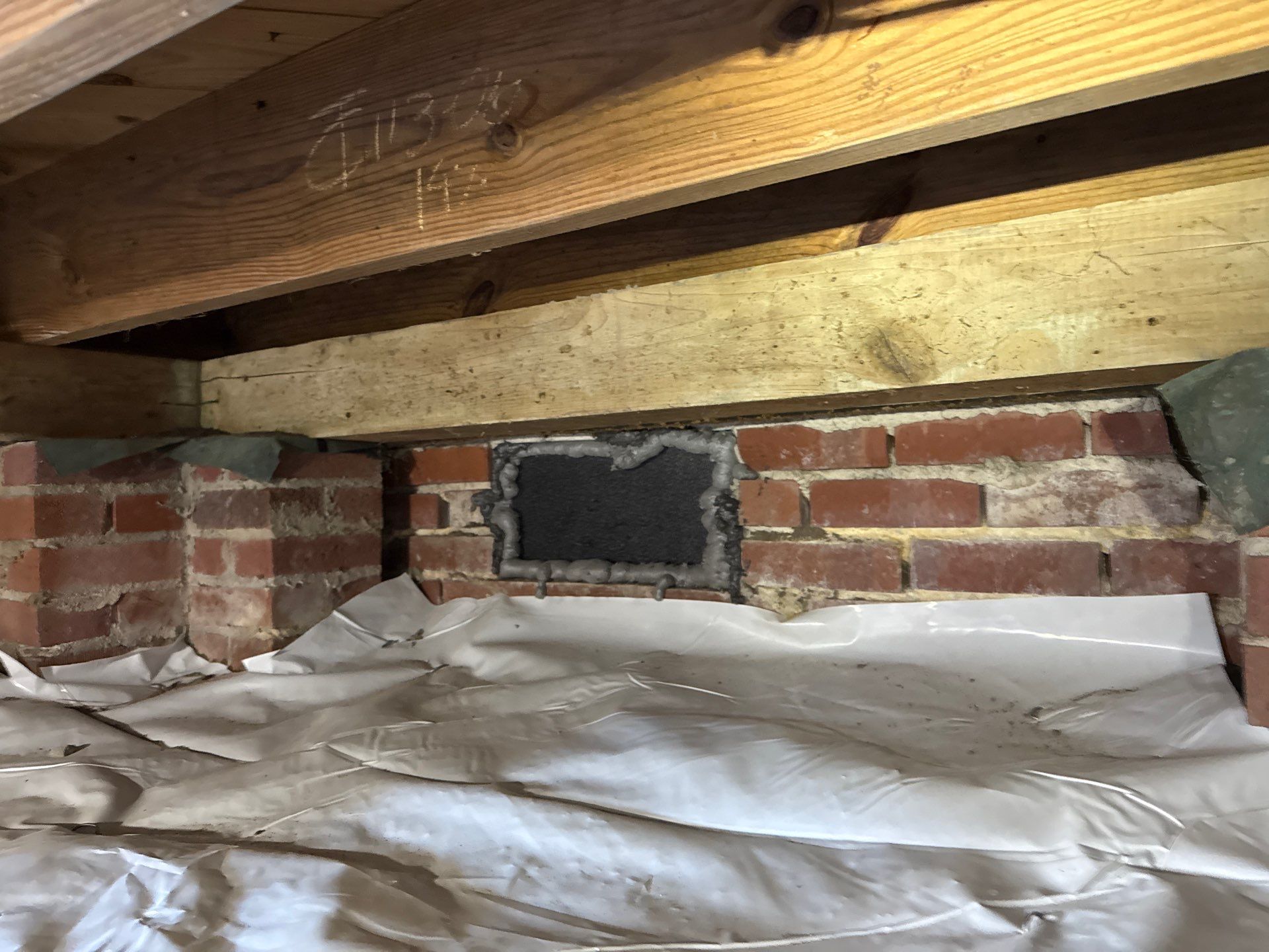 Project in Portsmouth by Patriot Crawl Space Repairs