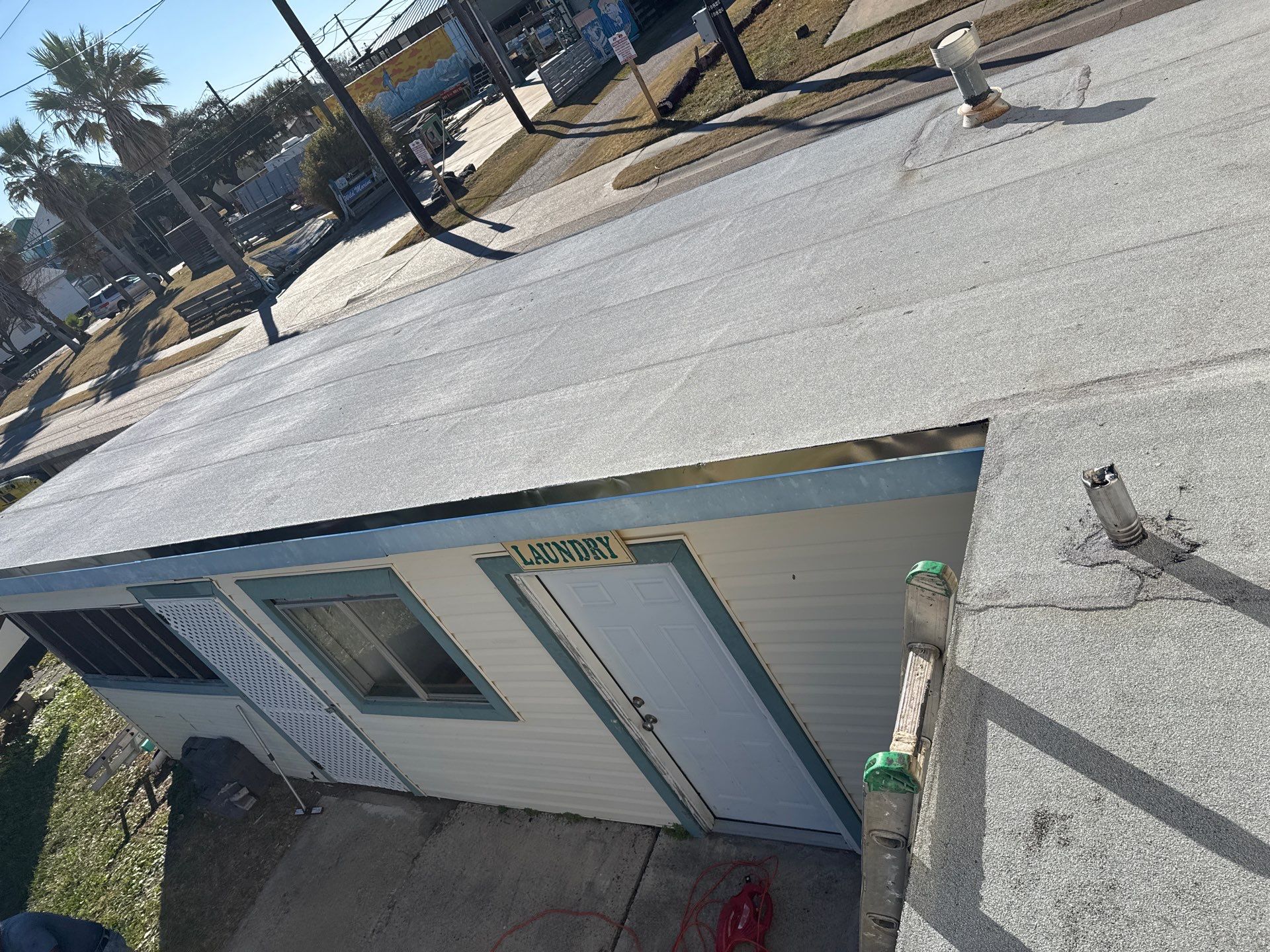 Mustang Island Flat Top by Bayfront Roofing and Construction